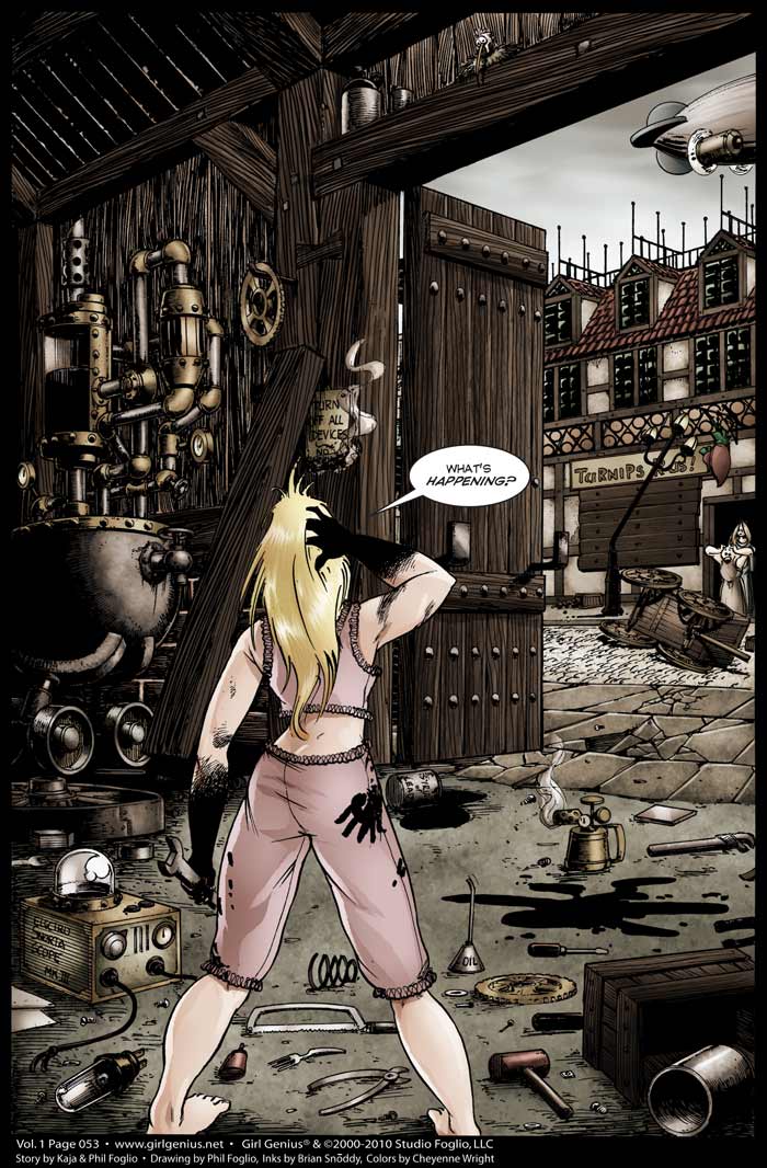 Read online Girl Genius (2002) comic -  Issue #1 - 53