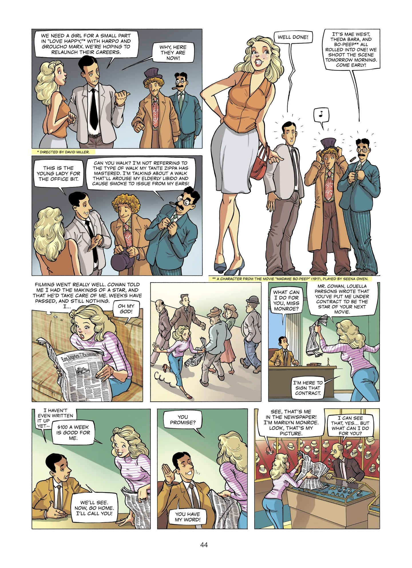 Read online The Stars of History: Marilyn Monroe comic -  Issue # TPB - 44