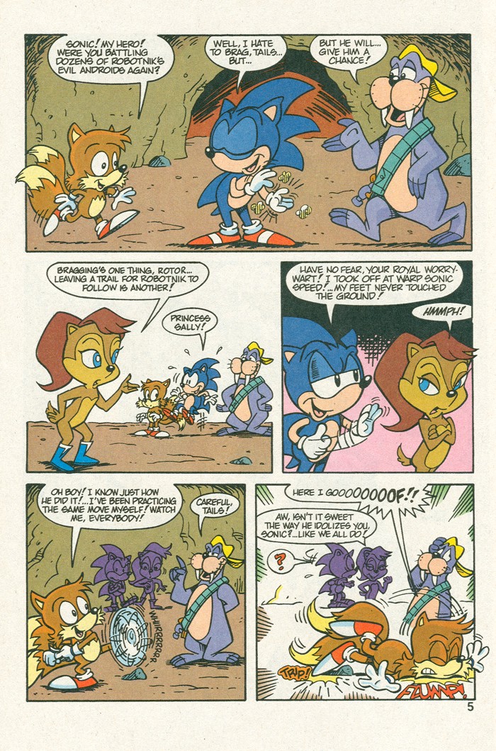 Read online Sonic Super Special comic -  Issue #3 - Sonic Firsts - 7