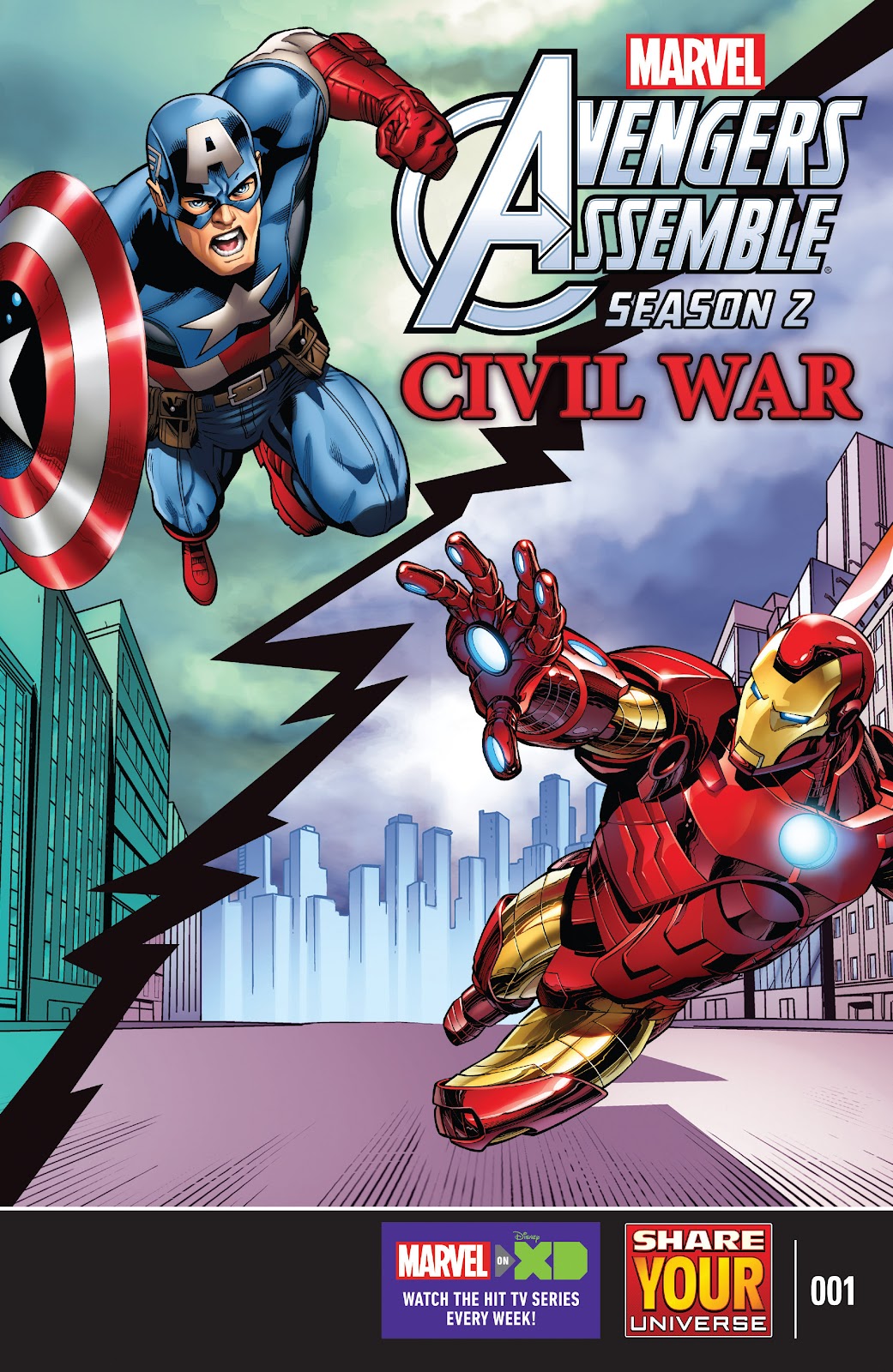 Marvel Universe Avengers Assemble: Civil War issue 1 - Page 1