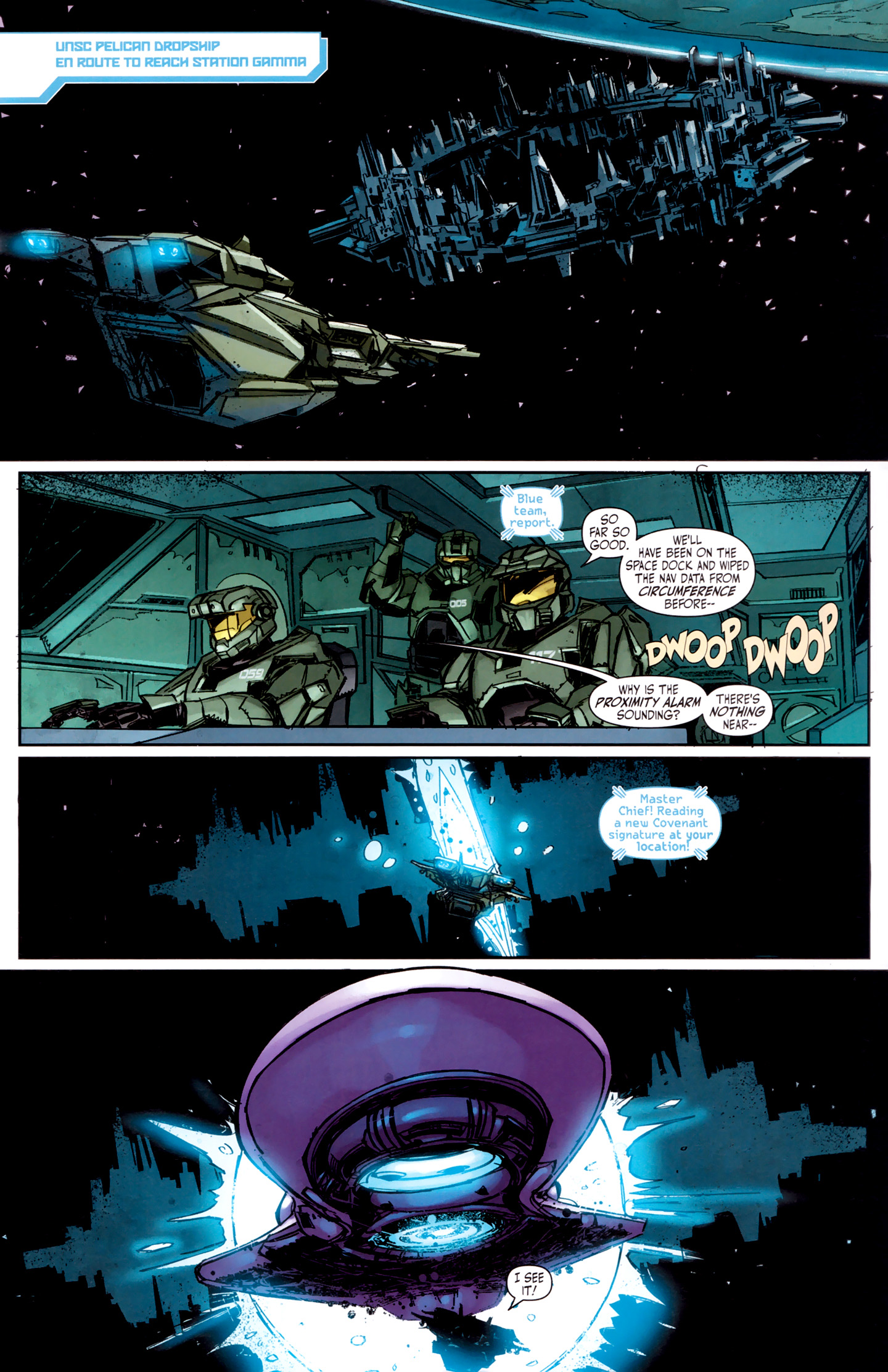 Read online Halo: Fall Of Reach - Invasion comic -  Issue #3 - 9