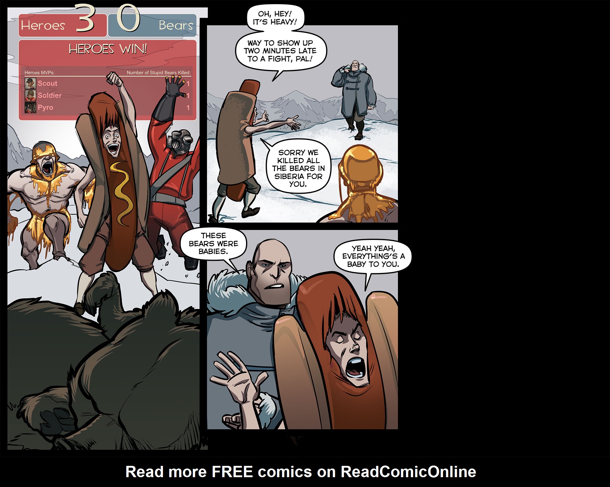 Read online Team Fortress 2 comic -  Issue #3 - 35