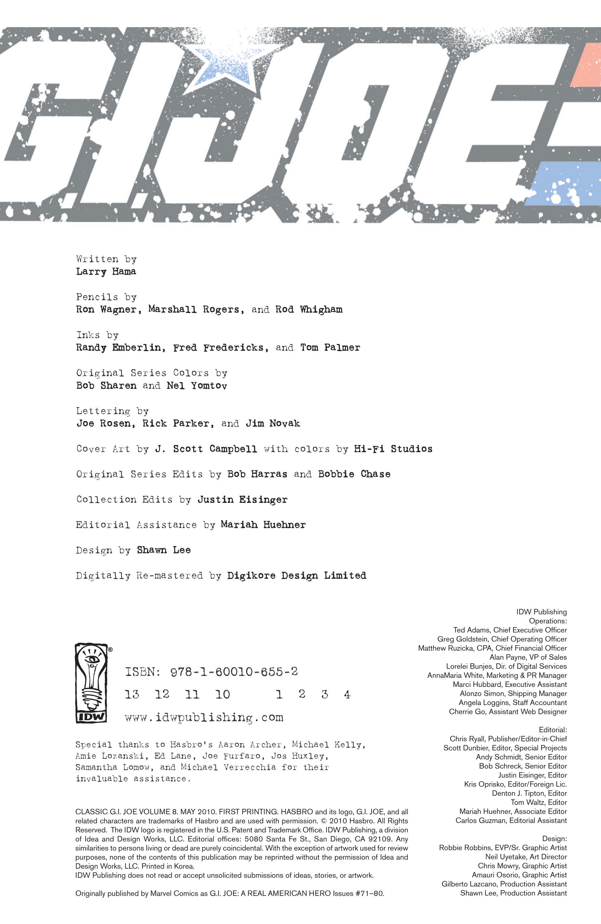 Read online Classic G.I. Joe comic -  Issue # TPB 8 (Part 1) - 3