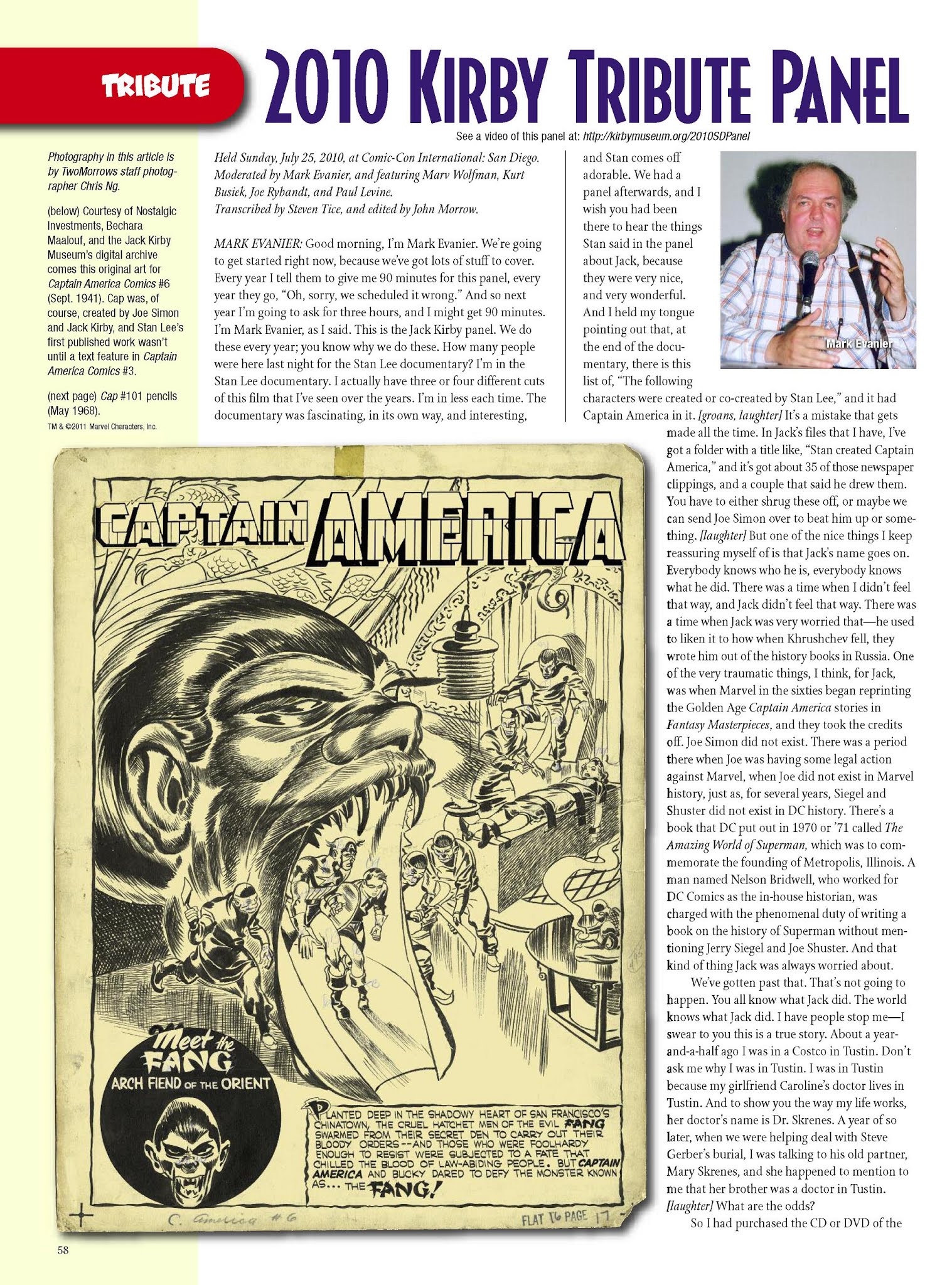 Read online The Jack Kirby Collector comic -  Issue #56 - 56