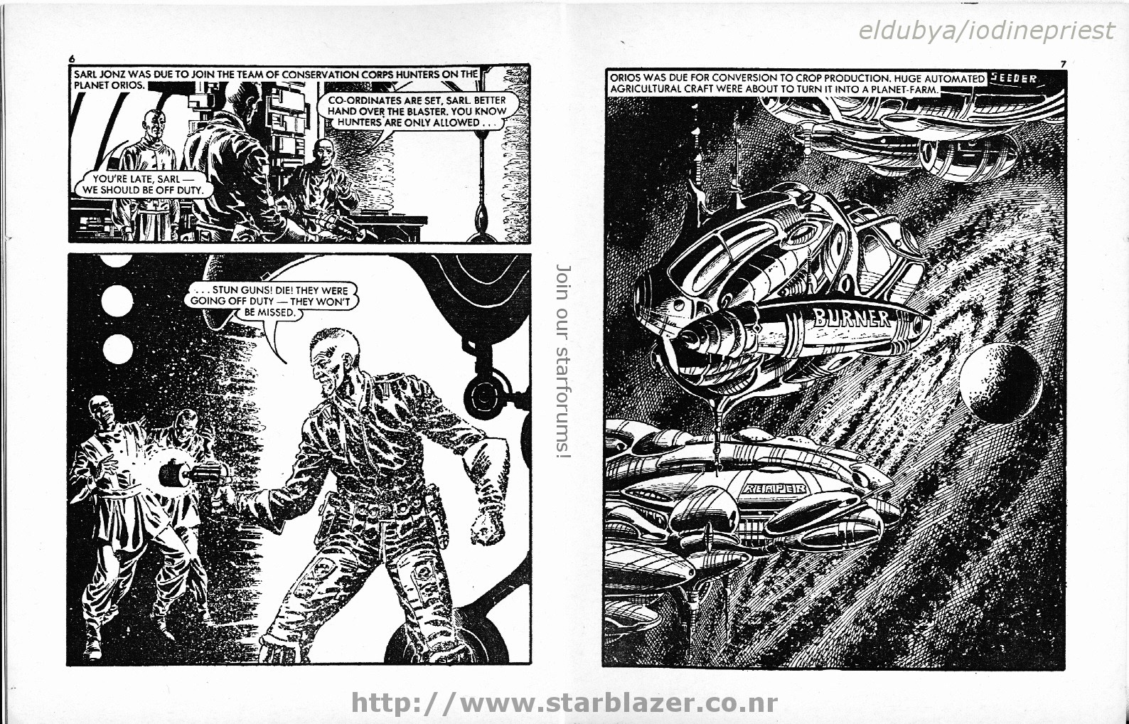 Read online Starblazer comic -  Issue #144 - 5