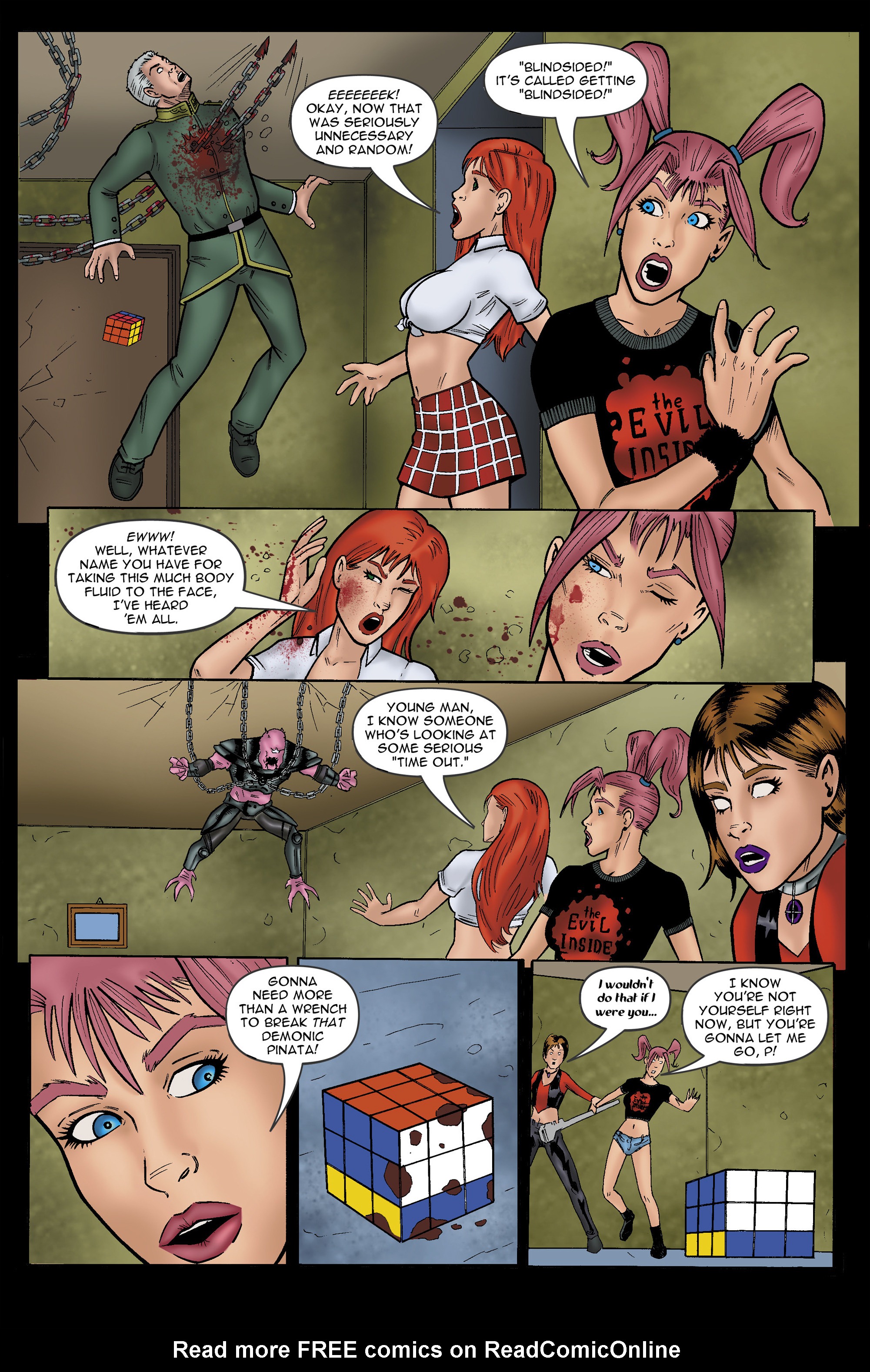 Read online Chaos Campus: Sorority Girls Vs. Zombies comic -  Issue #7 - 22