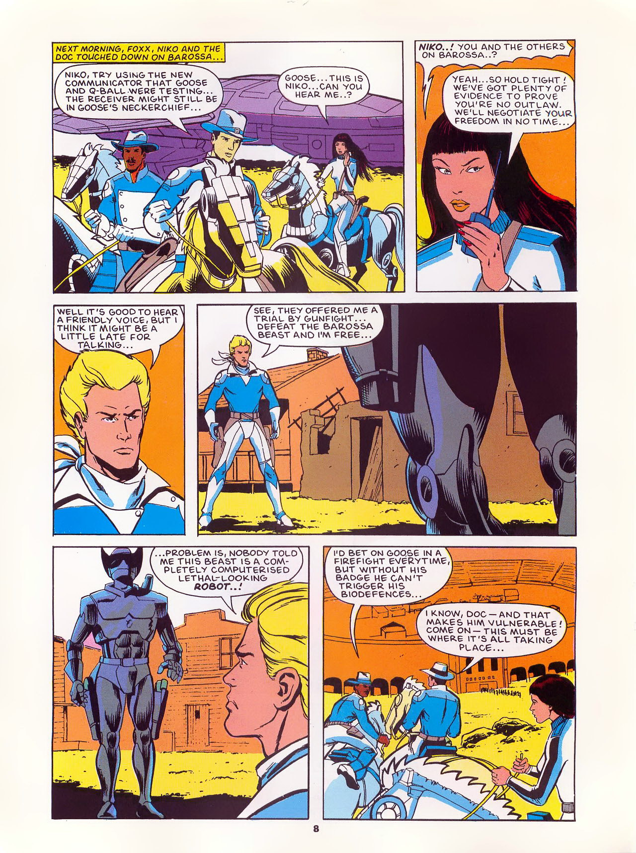 Read online Adventures of the Galaxy Rangers comic -  Issue #2 - 8