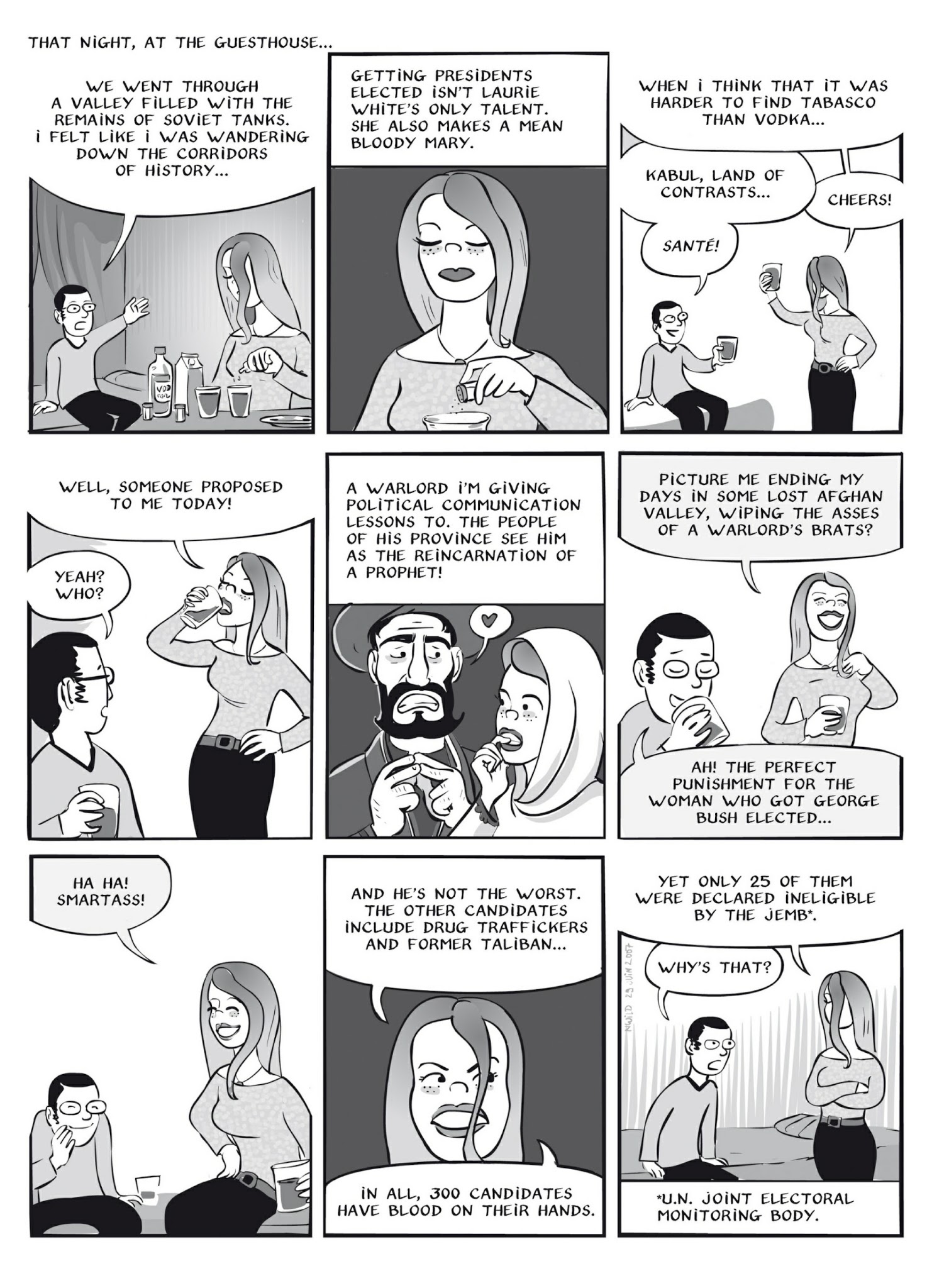 Read online Kabul Disco: How I Managed Not to be Abducted in Afghanistan comic -  Issue # TPB - 111