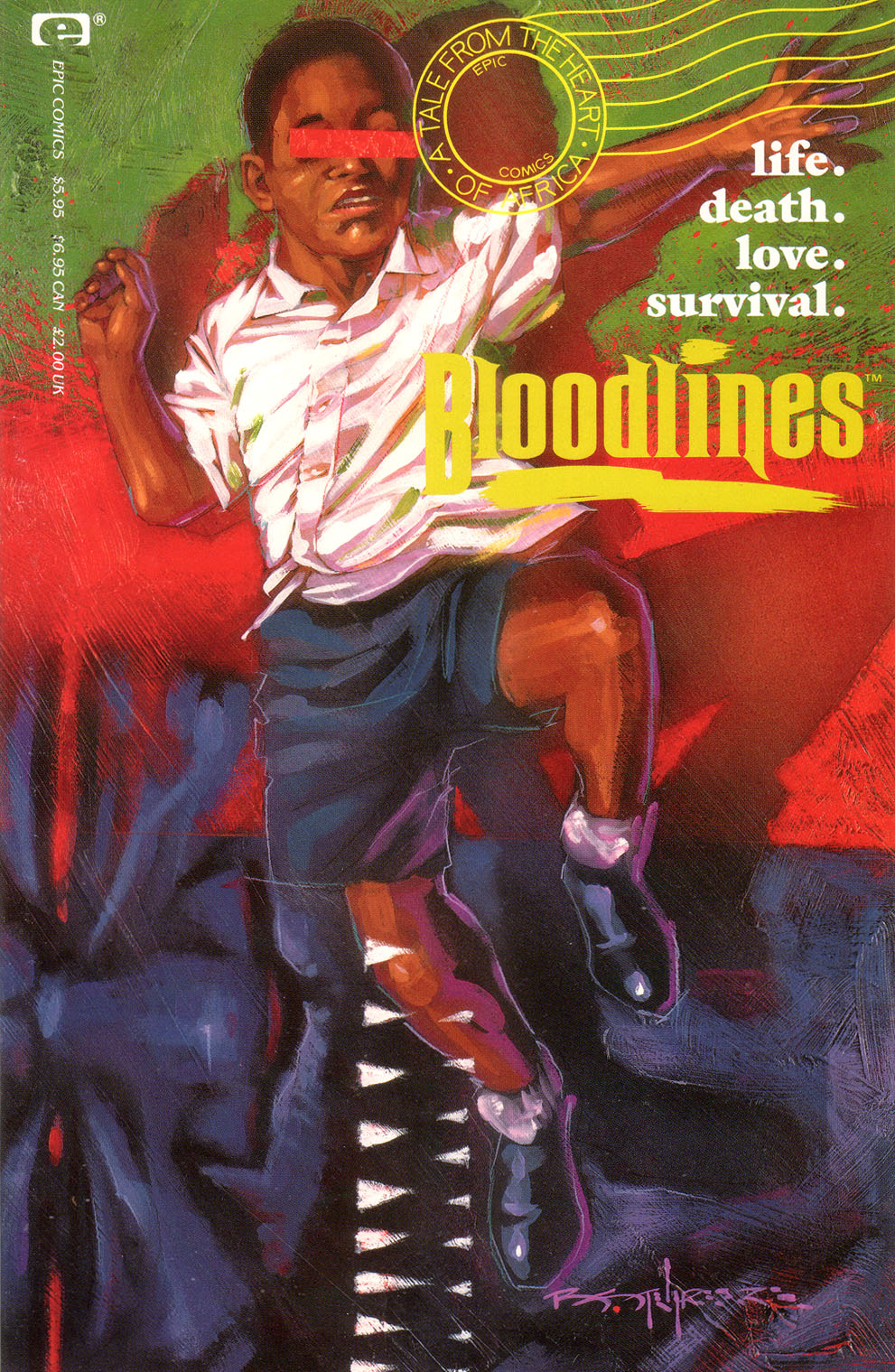 Read online Bloodlines: A Tale From The Heart Of Africa comic -  Issue # Full - 1