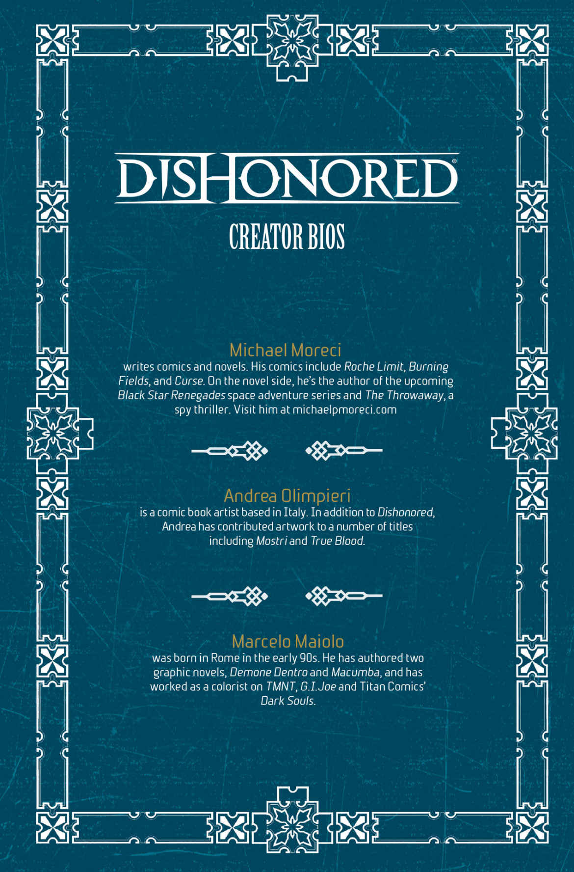 Read online Dishonored (2017) comic -  Issue #1 - 61