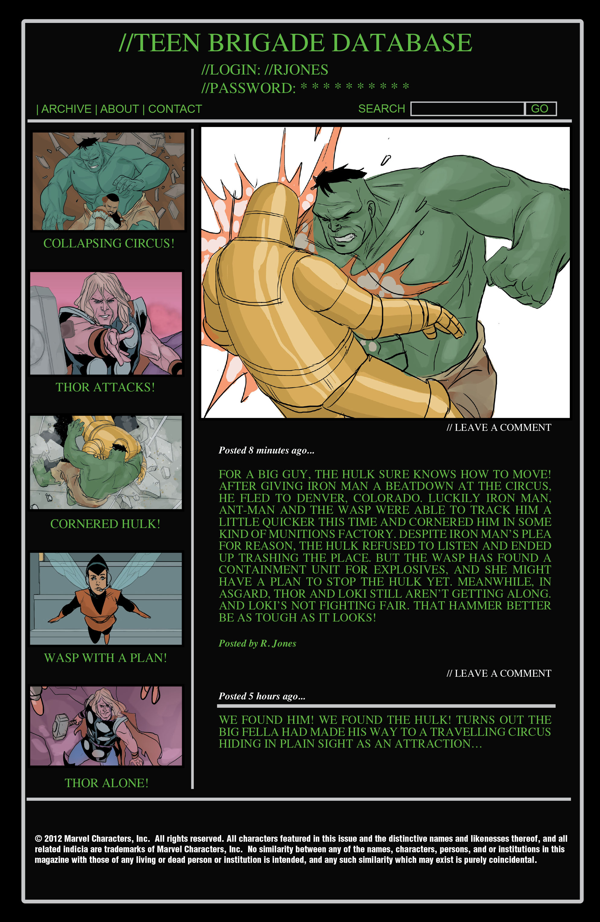 Read online Avengers: The Origin comic -  Issue #5 - 2