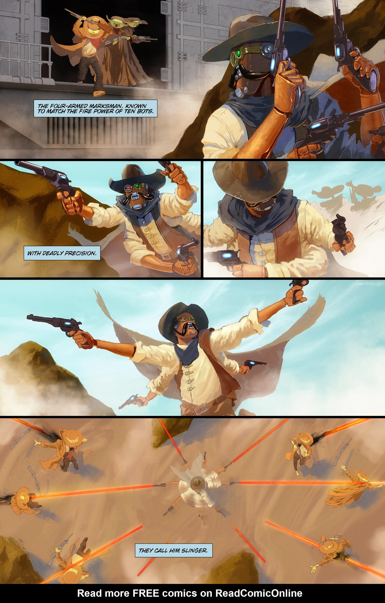 Read online Robot Western comic -  Issue #1 - 14