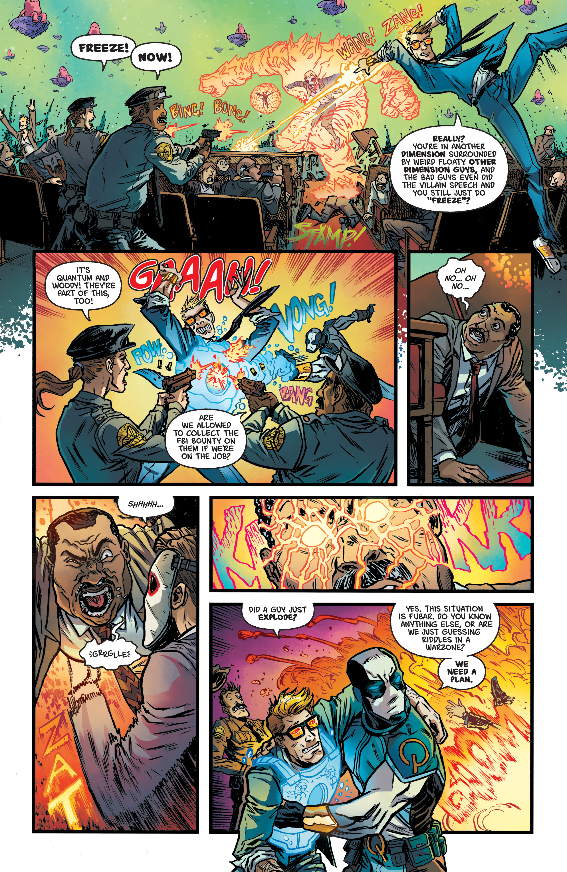 Read online Quantum & Woody comic -  Issue #1 - 12