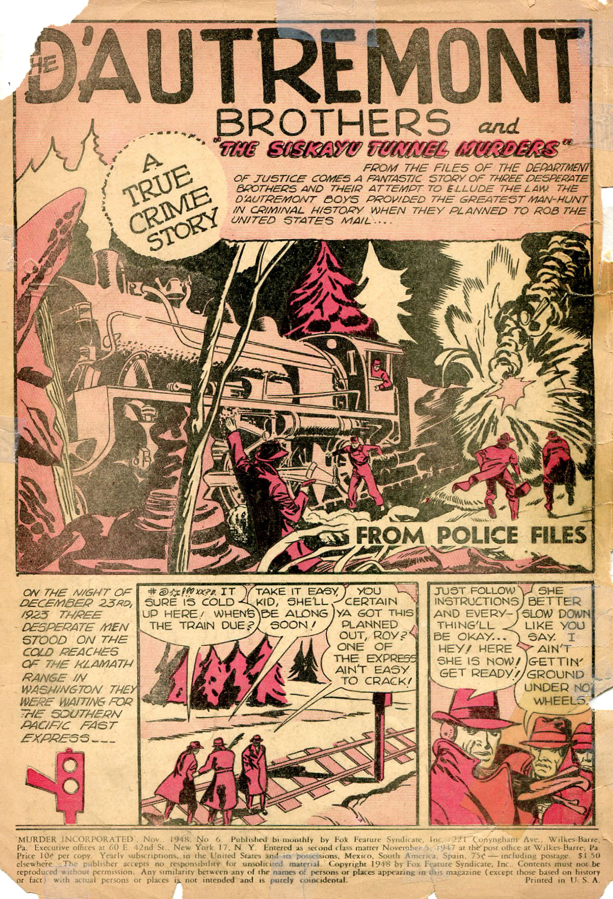 Read online Murder Incorporated (1948) comic -  Issue #6 - 2
