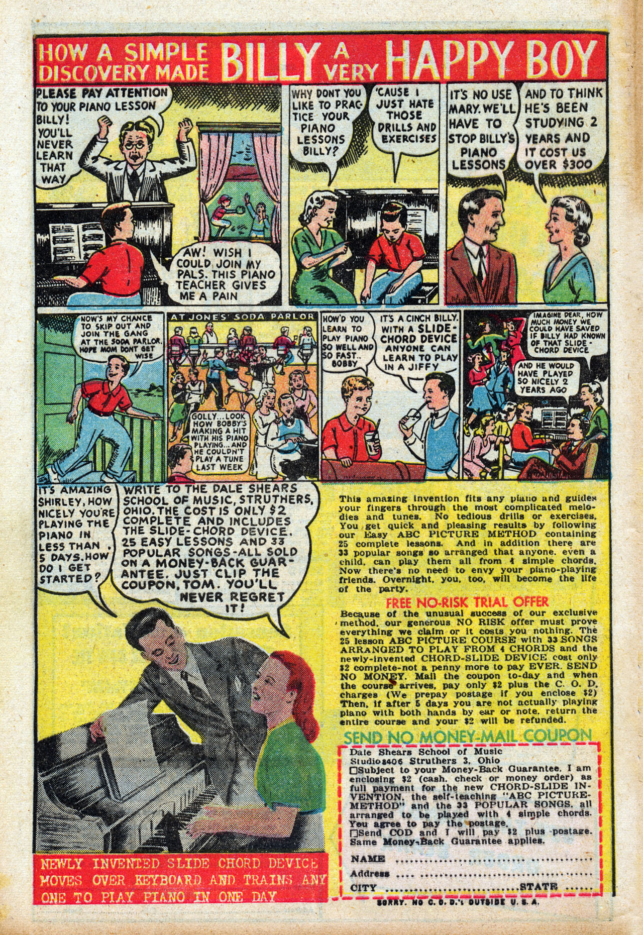 Read online Comedy Comics (1948) comic -  Issue #3 - 35