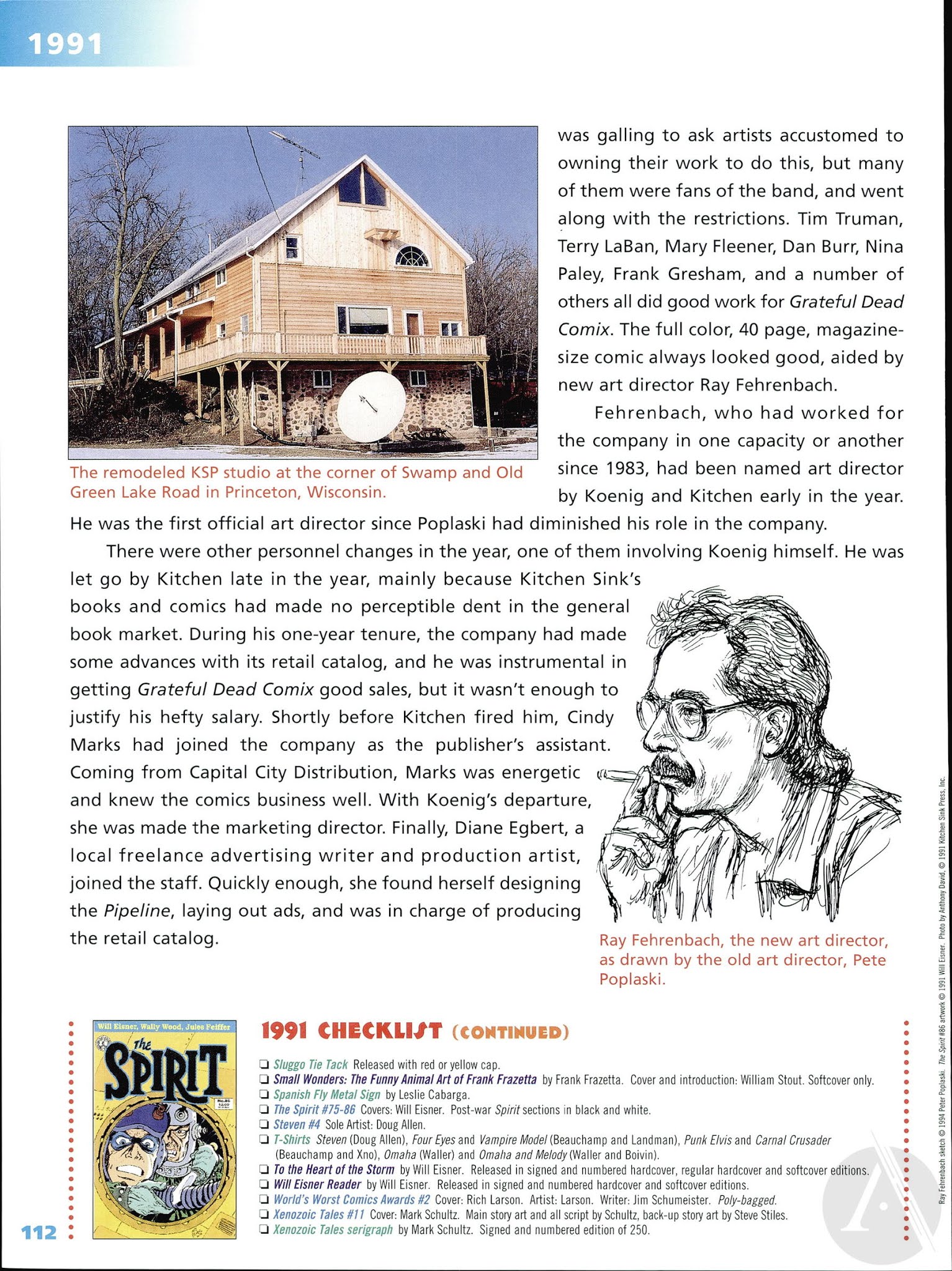 Read online Kitchen Sink Press: The First 25 Years comic -  Issue # TPB - 114