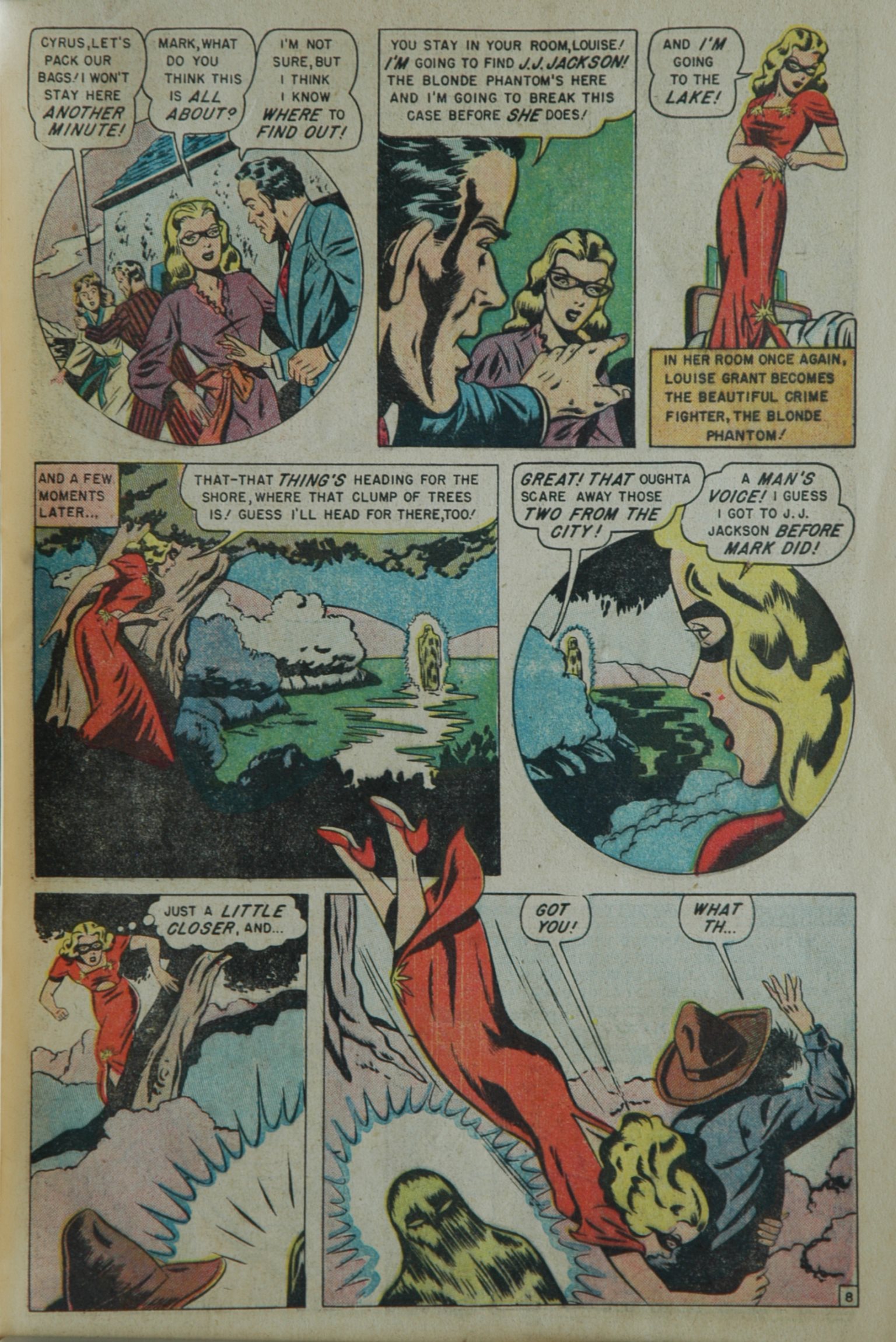 Read online Blonde Phantom Comics comic -  Issue #21 - 27