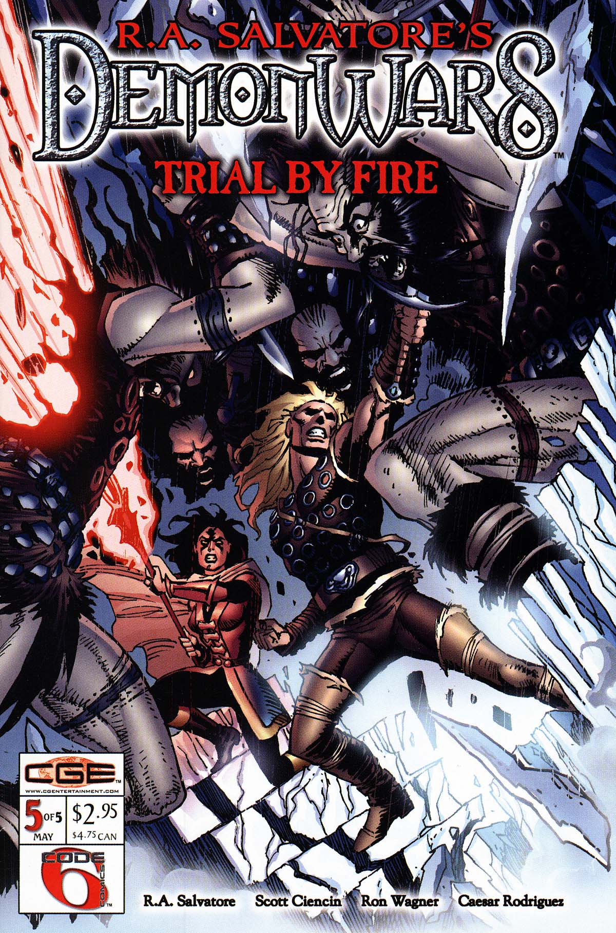 Read online R.A. Salvatore's DemonWars: Trial By Fire comic -  Issue #5 - 1