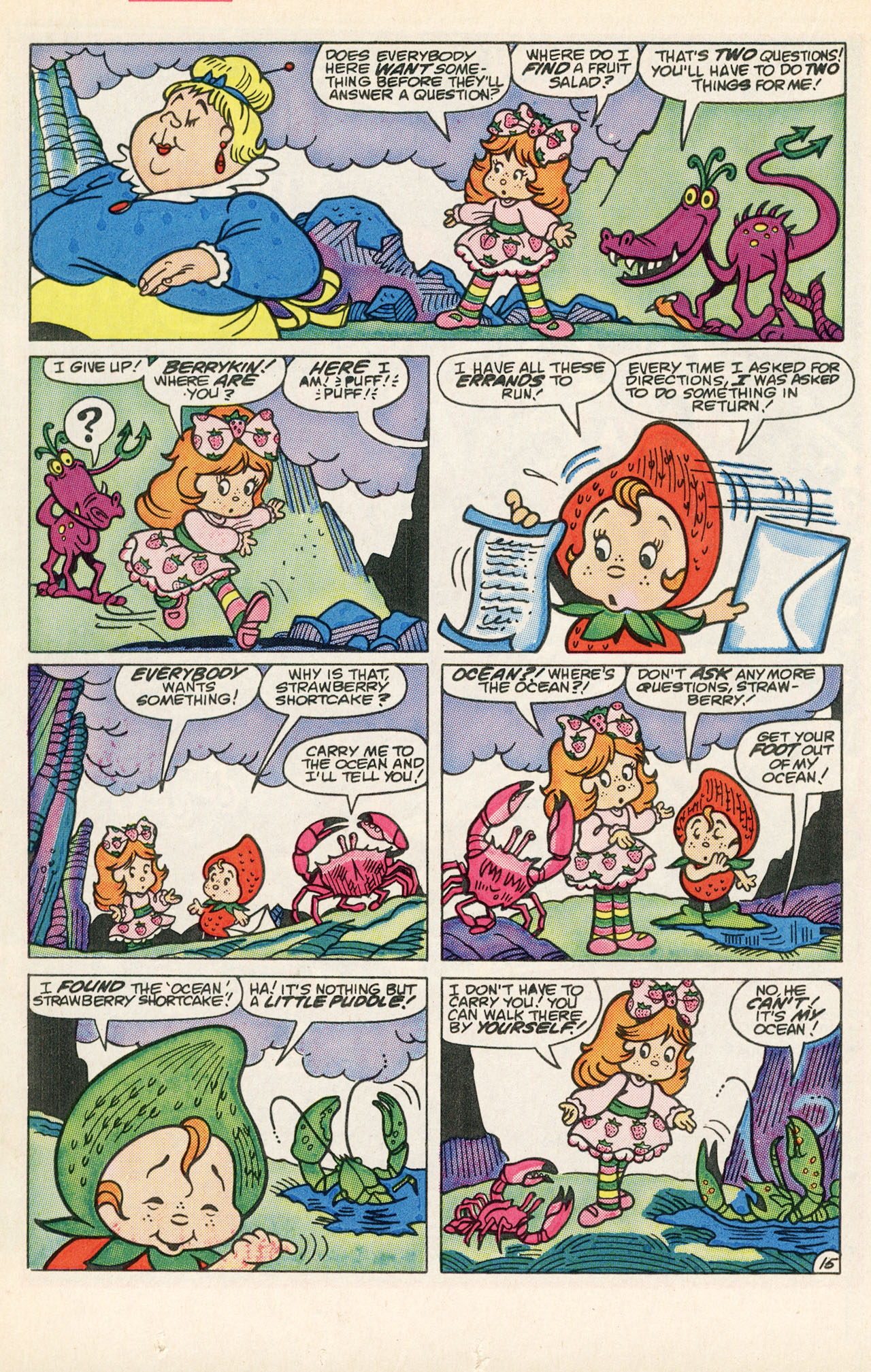 Read online Strawberry Shortcake (1985) comic -  Issue #5 - 24