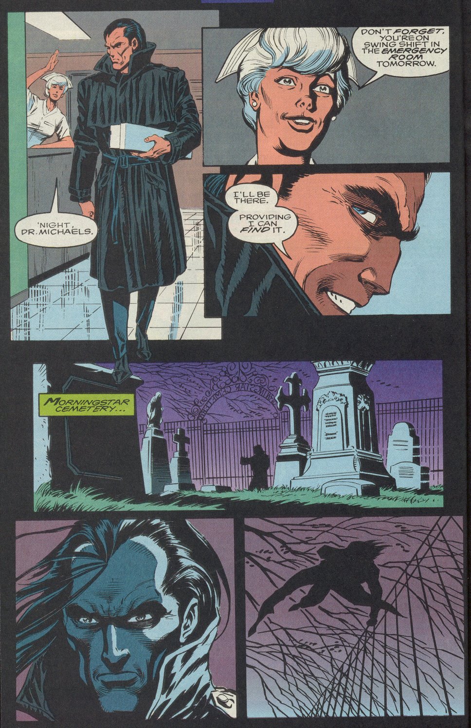 Read online Morbius: The Living Vampire (1992) comic -  Issue #7 - 11