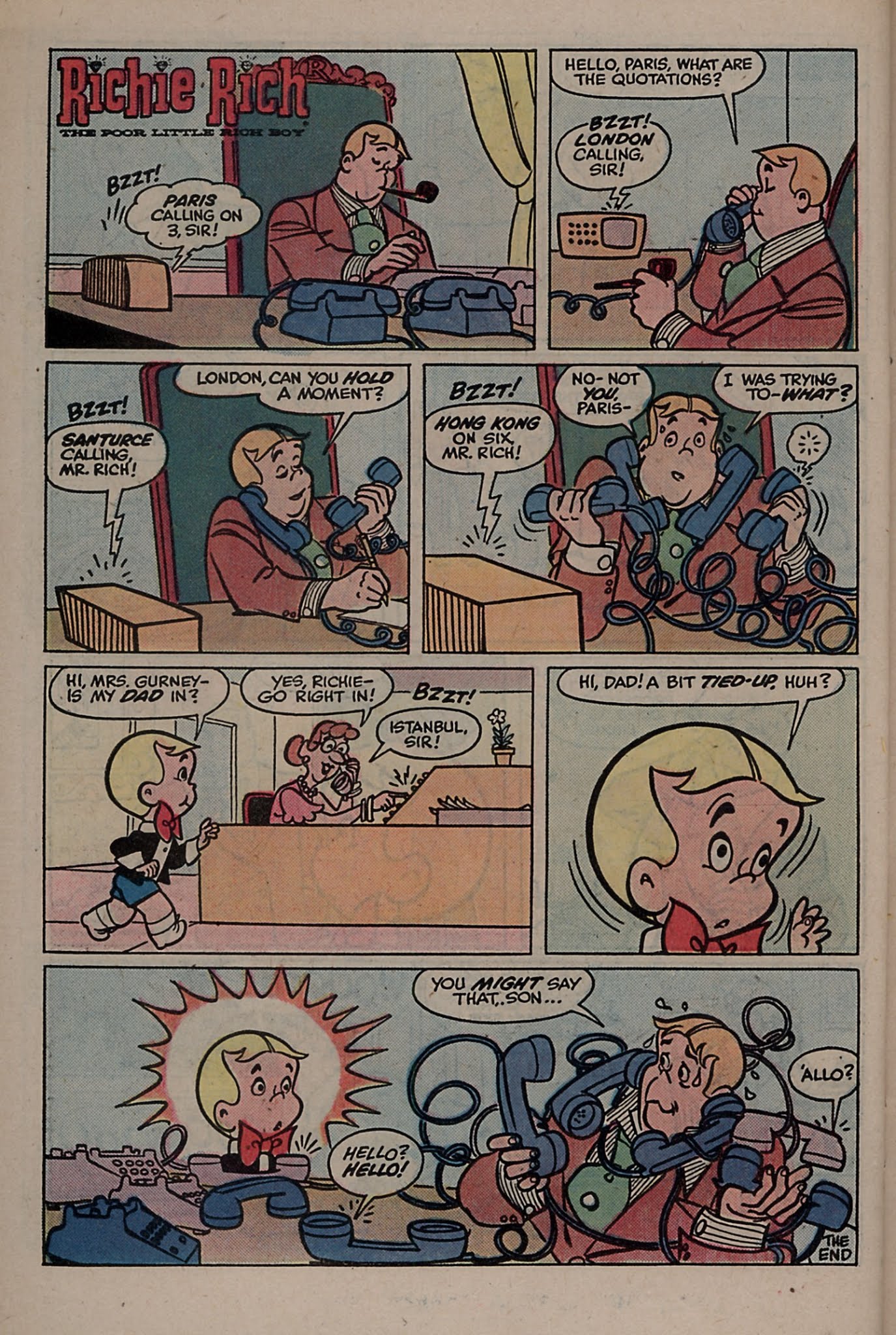 Read online Richie Rich & Dollar the Dog comic -  Issue #9 - 34