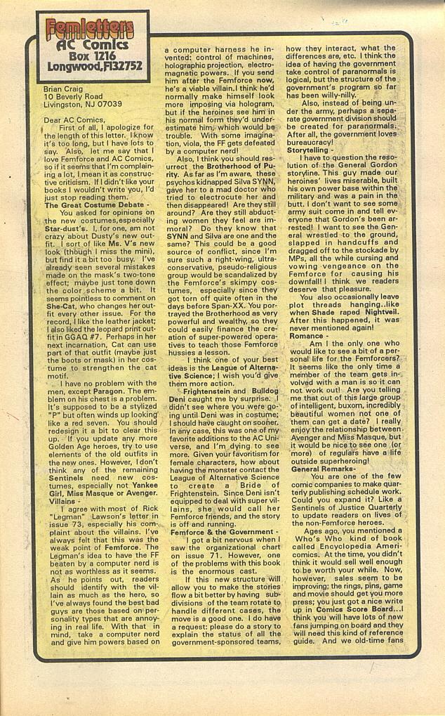 Read online Femforce comic -  Issue #78 - 29