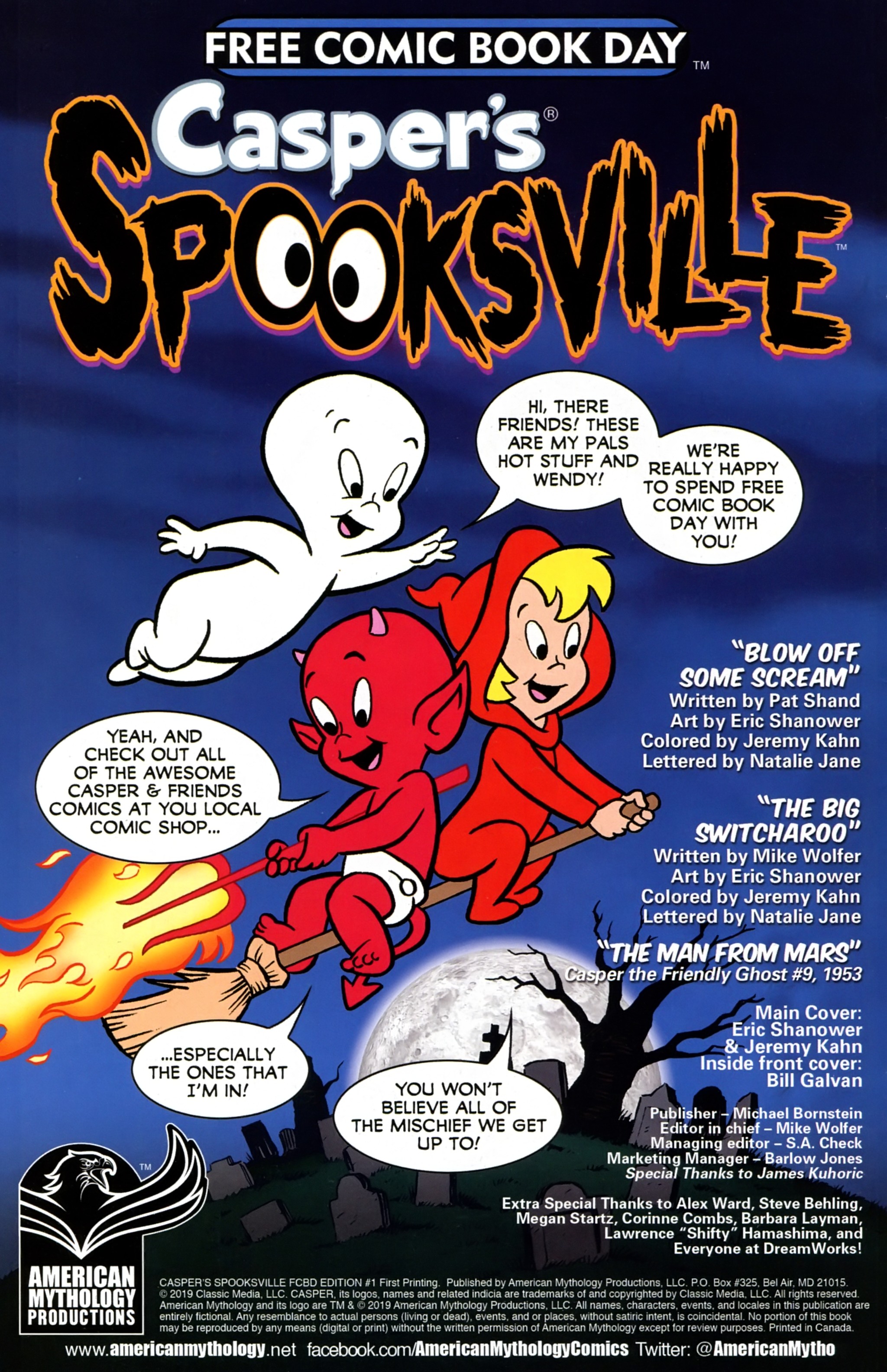 Read online Free Comic Book Day 2019 comic -  Issue # Casper's Spooksville - 2