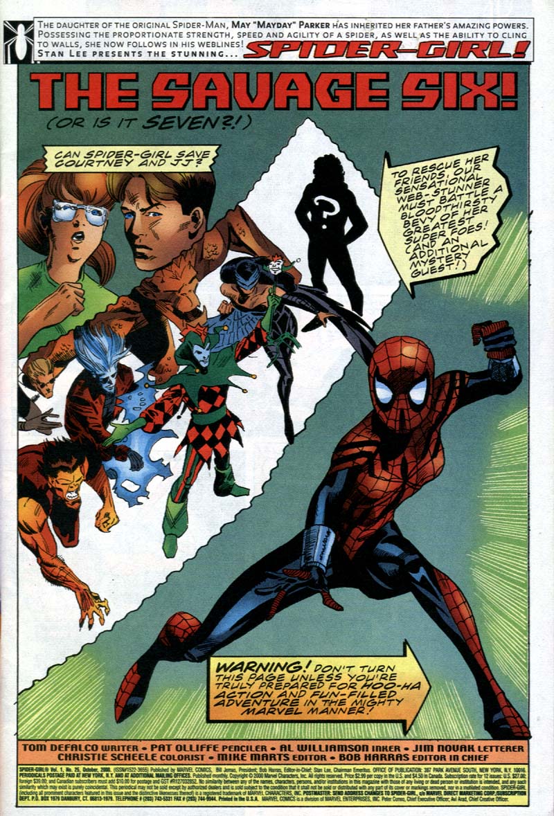 Read online Spider-Girl (1998) comic -  Issue #25 - 2