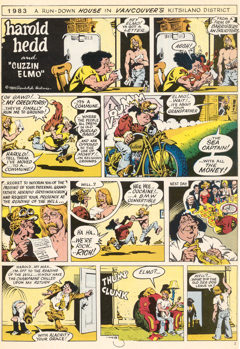 Read online Harold Hedd in "Hitler's Cocaine" comic -  Issue #1 - 5