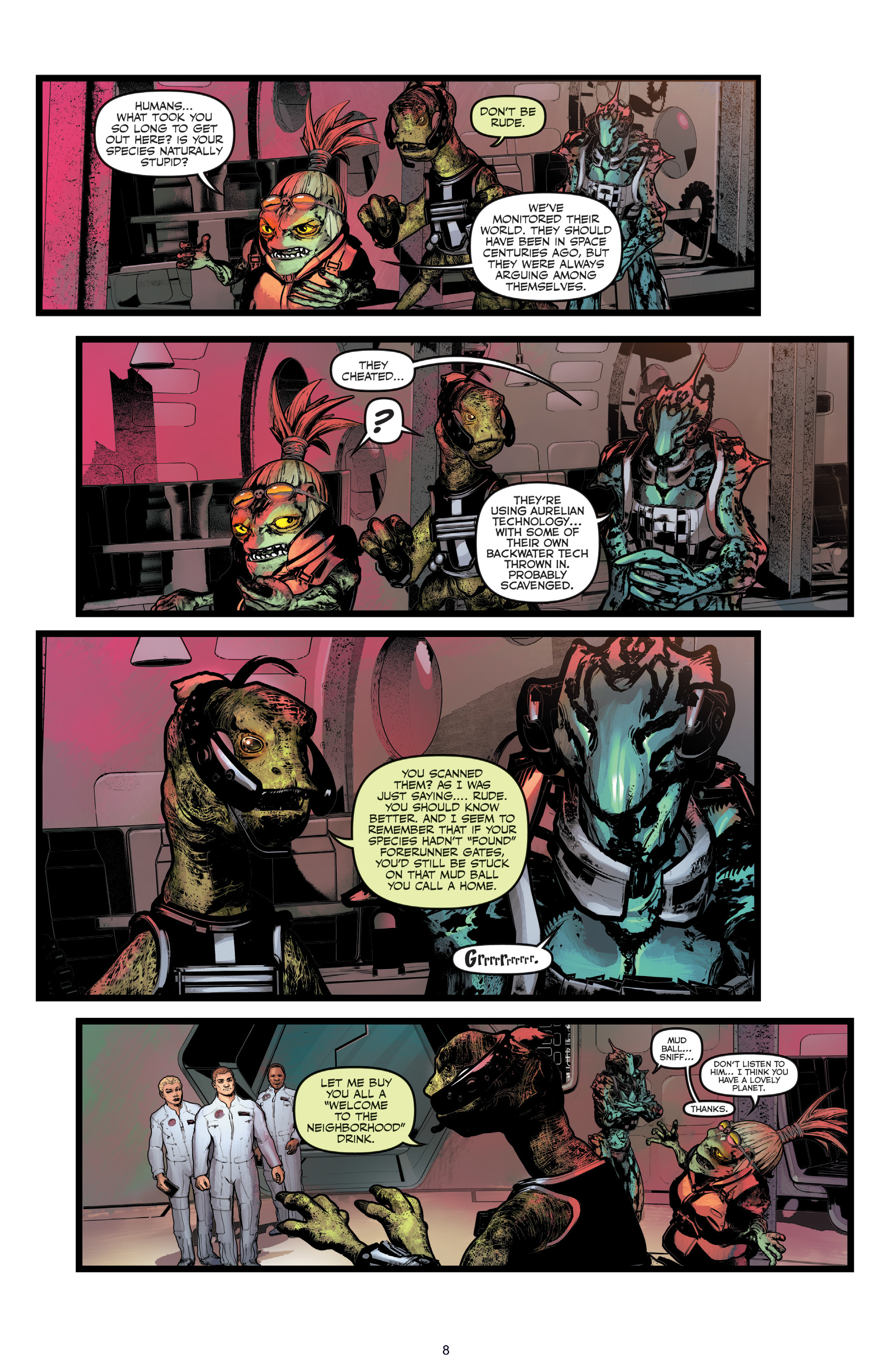 Read online Faster than Light comic -  Issue #8 - 10