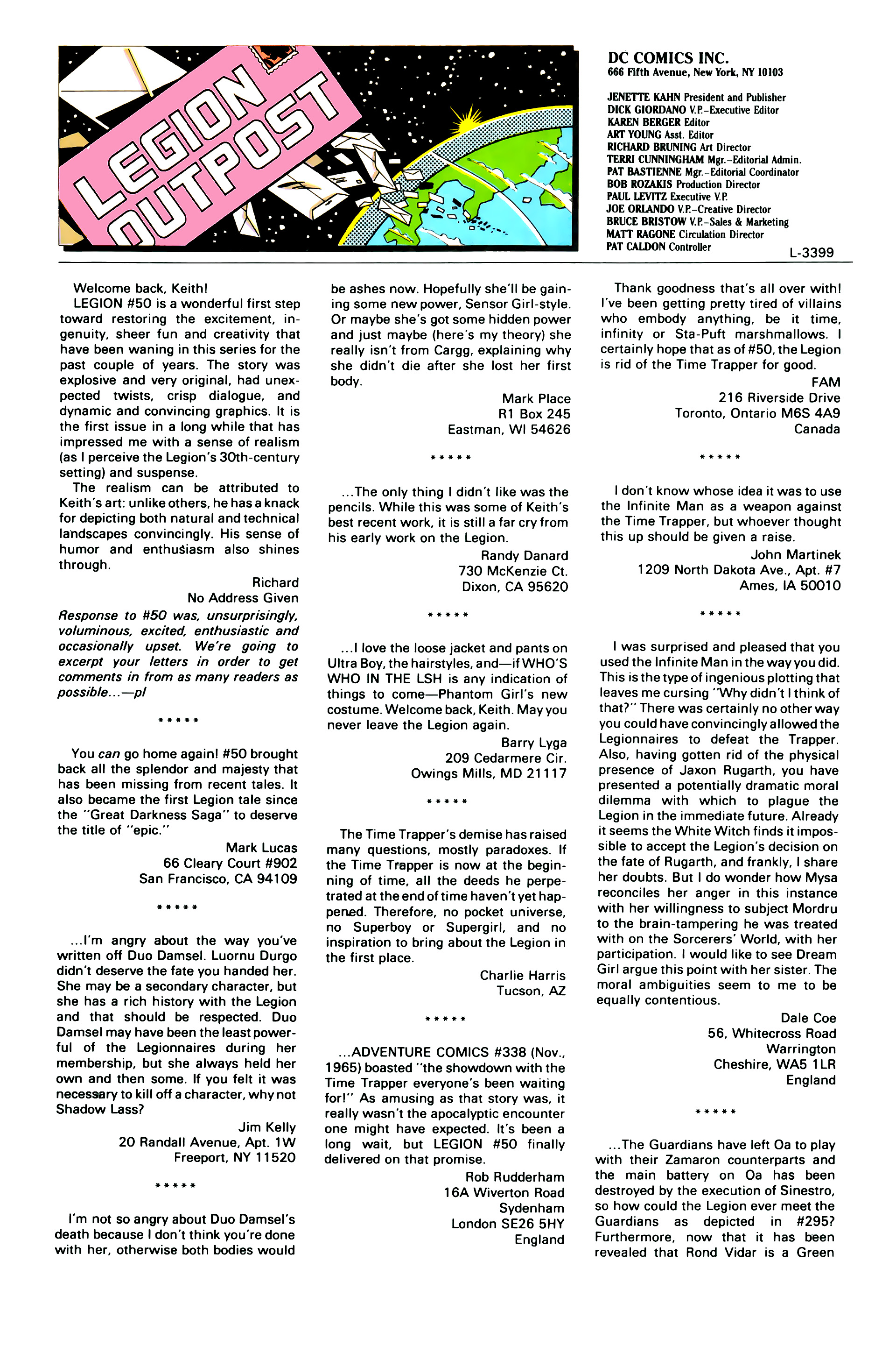 Read online Legion of Super-Heroes (1984) comic -  Issue #55 - 29