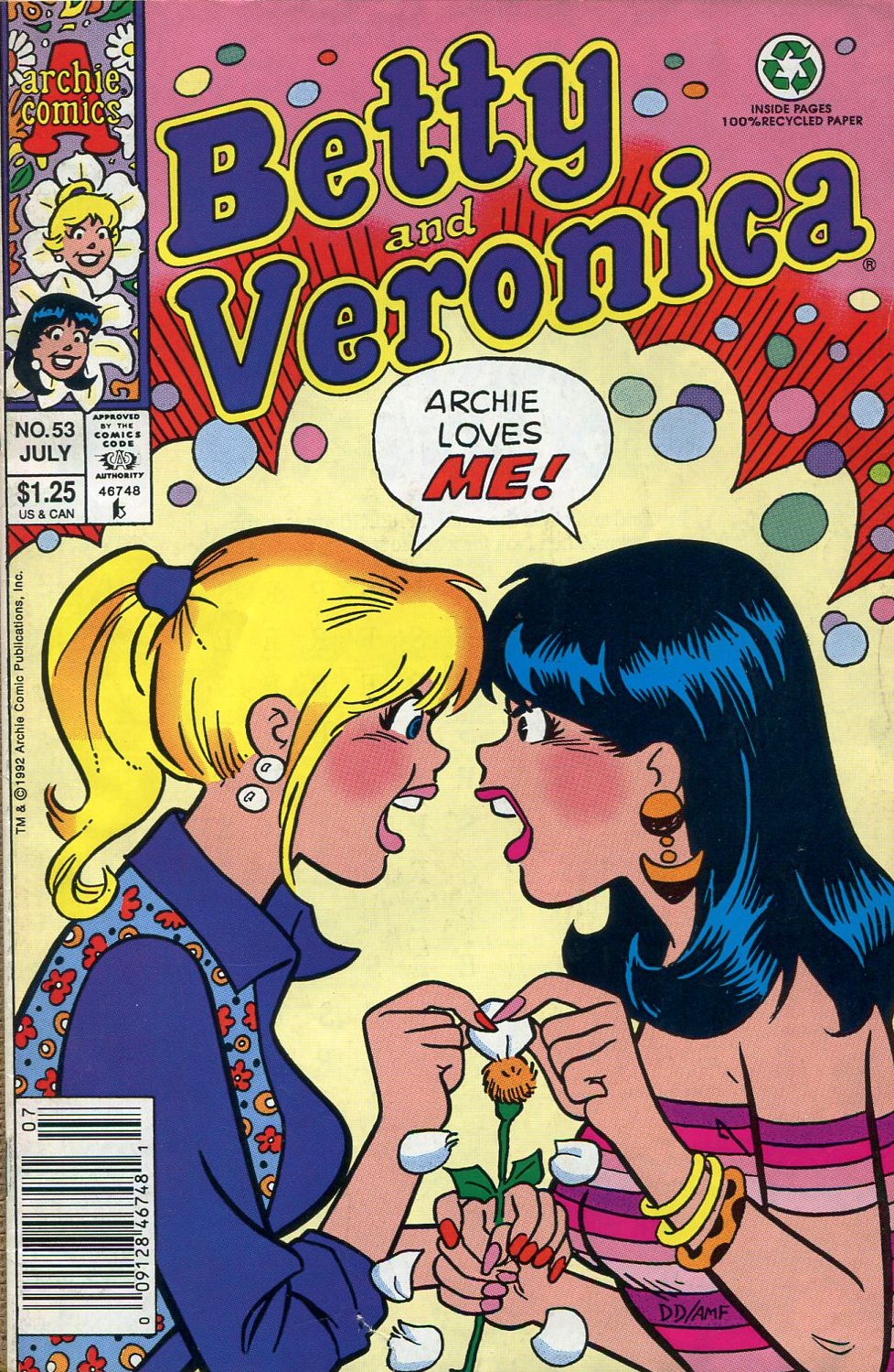 Read online Betty and Veronica (1987) comic -  Issue #53 - 1