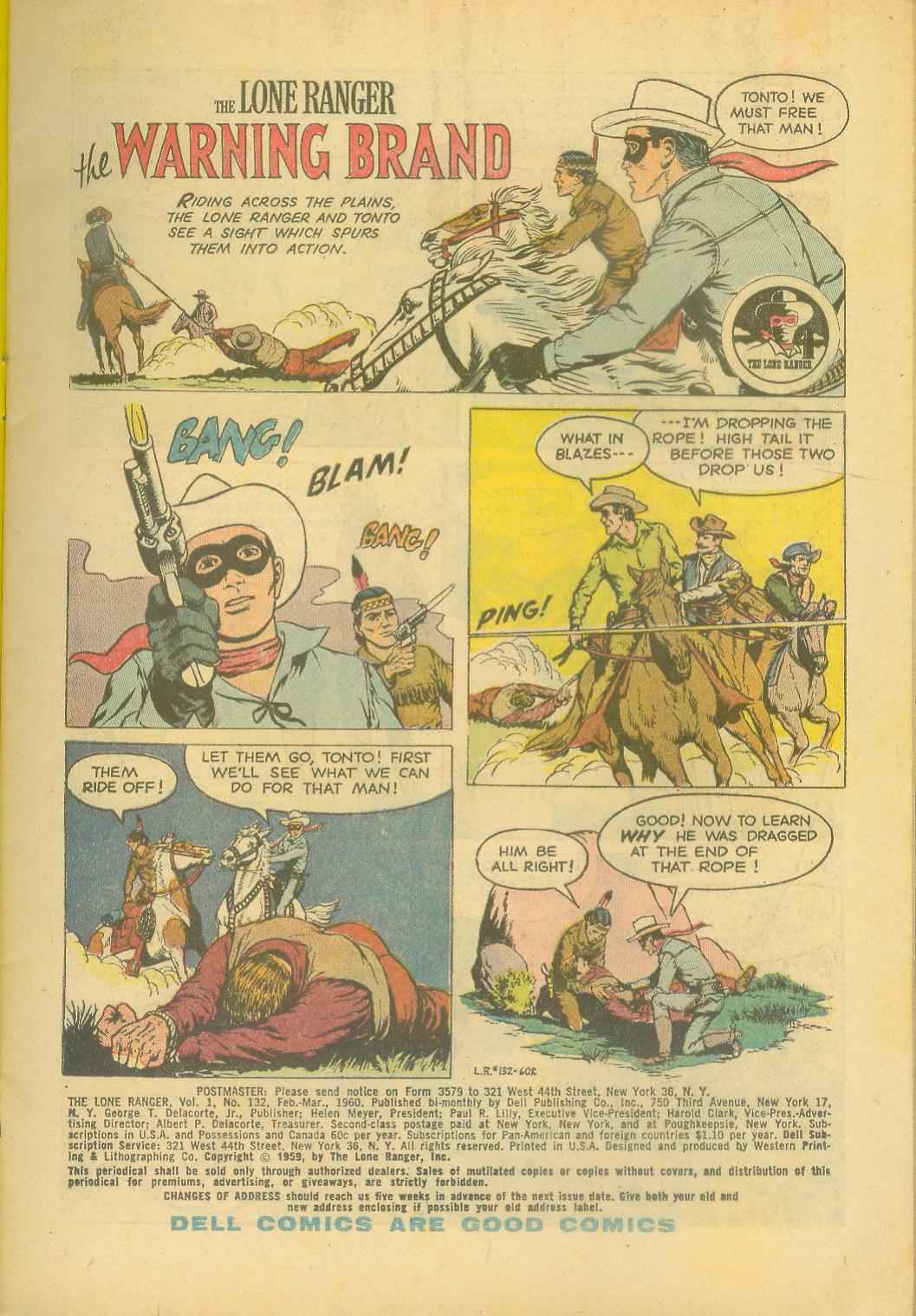 Read online The Lone Ranger (1948) comic -  Issue #132 - 3