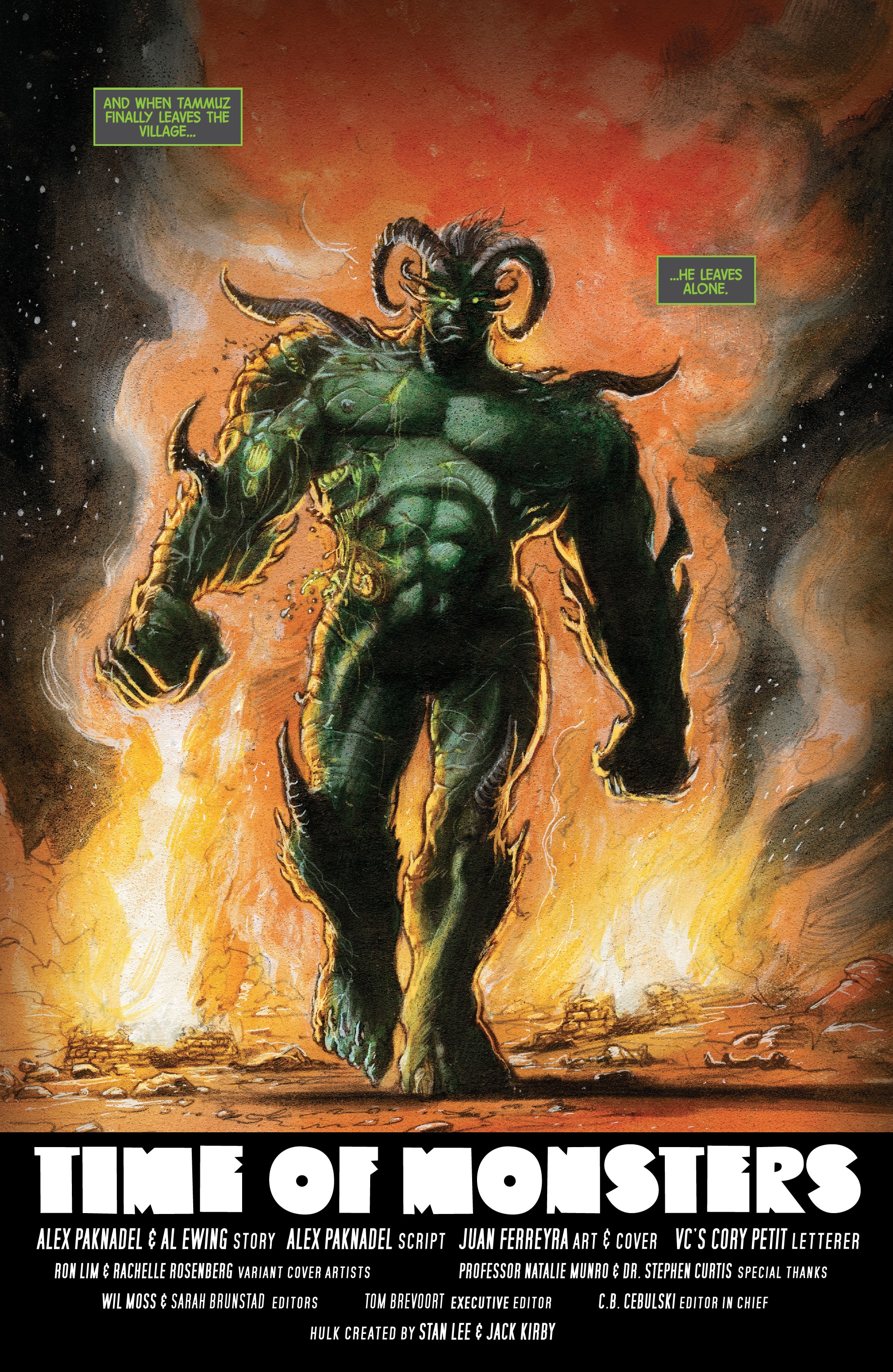 Read online Immortal Hulk: Time Of Monsters comic -  Issue # Full - 20