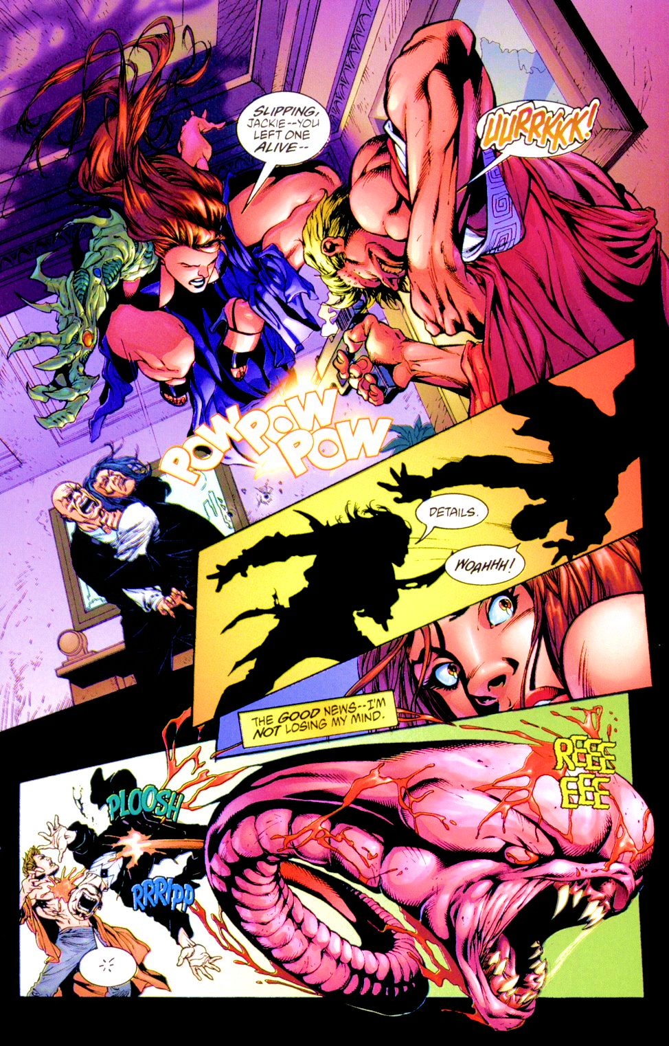 Read online Witchblade/Aliens/The Darkness/Predator: Mindhunter comic -  Issue #1 - 12