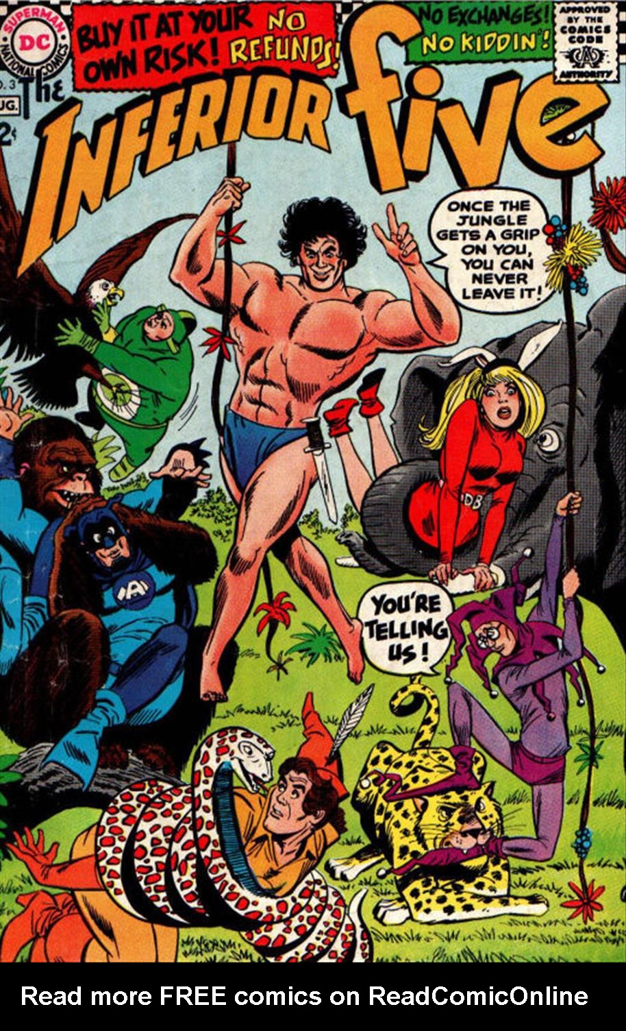 Read online The Inferior Five comic -  Issue #3 - 1