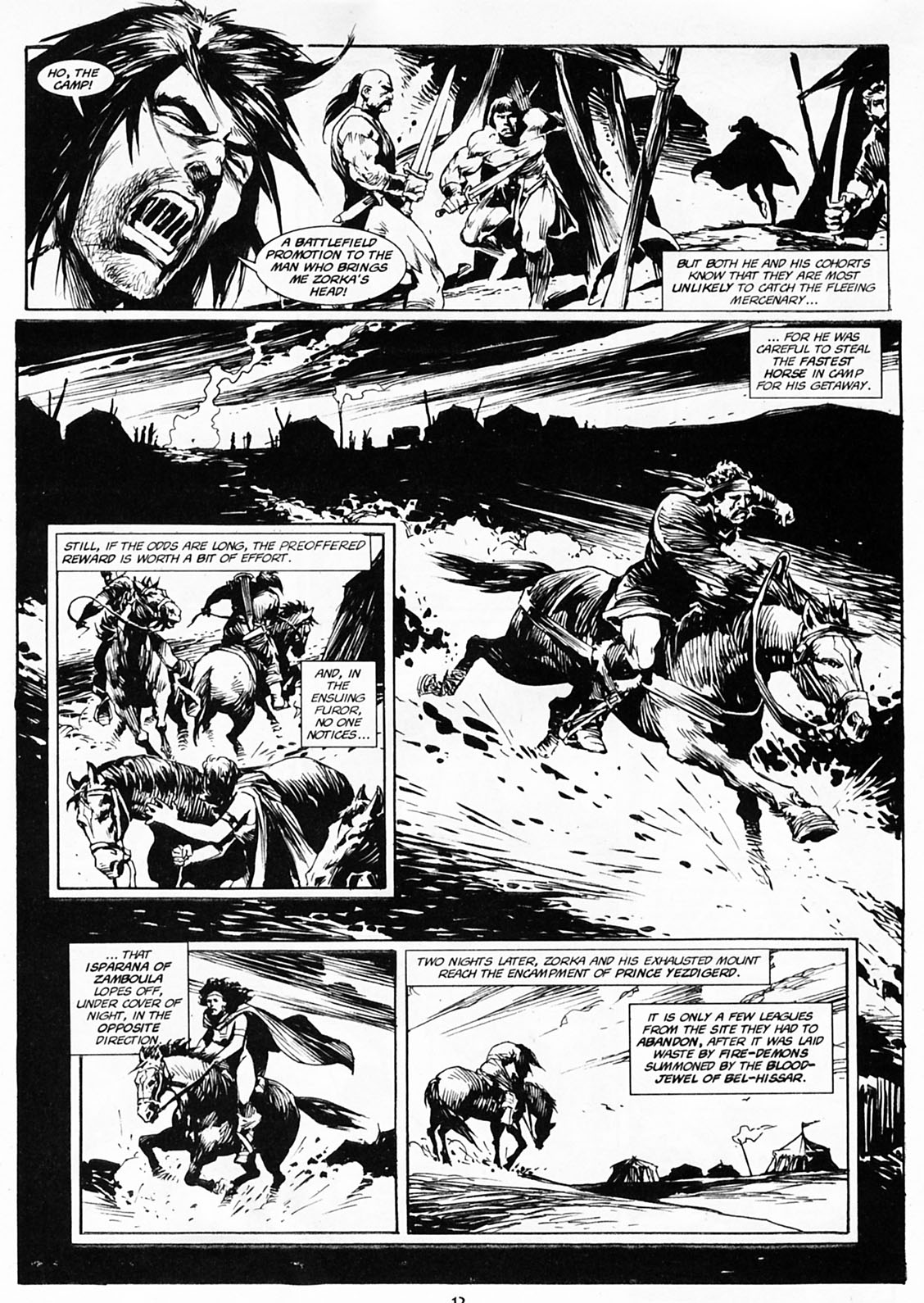 Read online The Savage Sword Of Conan comic -  Issue #218 - 12