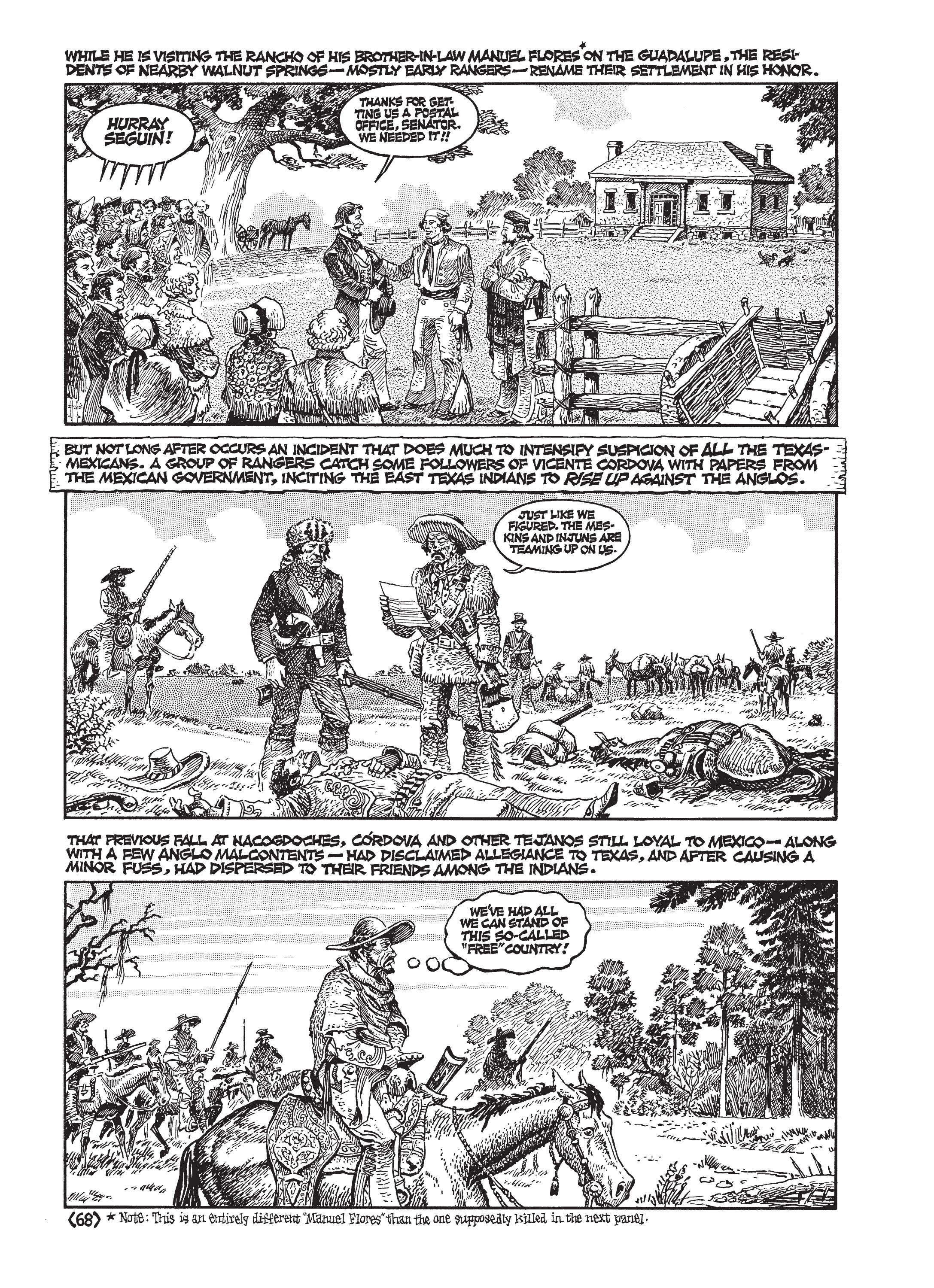 Read online Jack Jackson's American History: Los Tejanos and Lost Cause comic -  Issue # TPB (Part 1) - 71