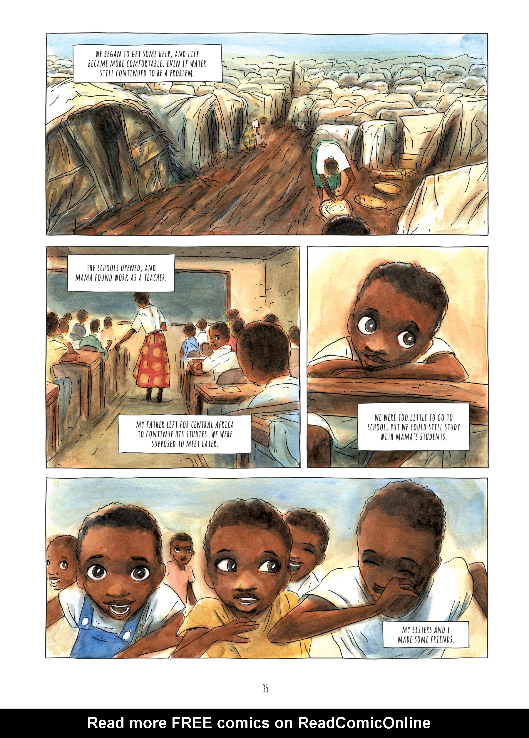 Read online Alice on the Run: One Child's Journey Through the Rwandan Civil War comic -  Issue # TPB - 34