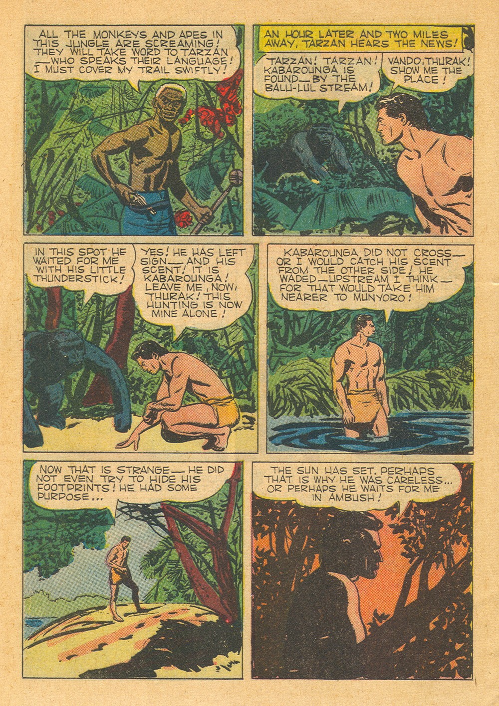 Read online Tarzan (1948) comic -  Issue #123 - 8