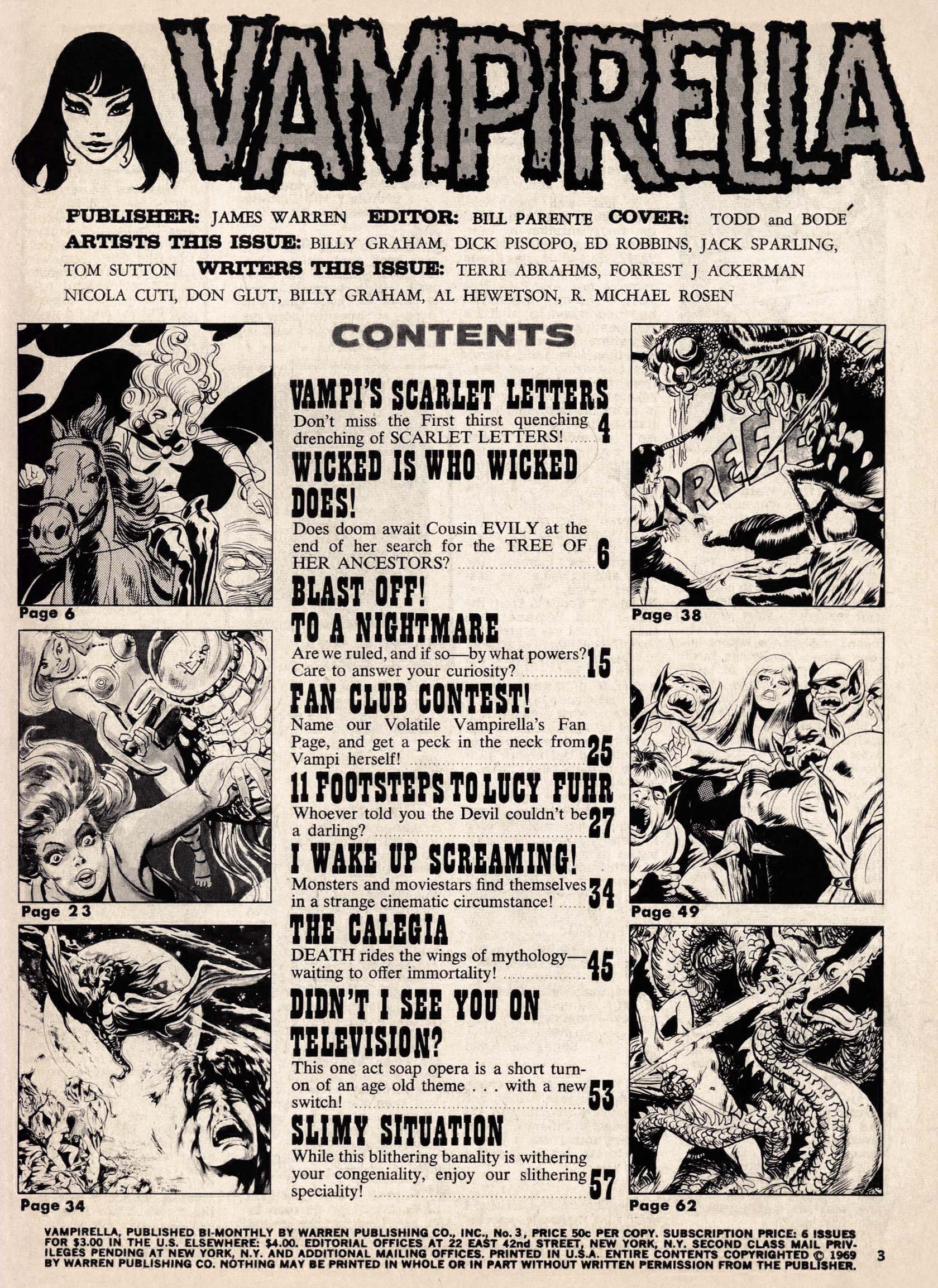 Read online Vampirella (1969) comic -  Issue #3 - 3