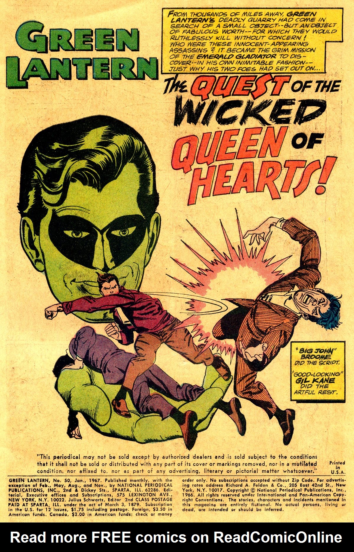 Read online Green Lantern (1960) comic -  Issue #50 - 3