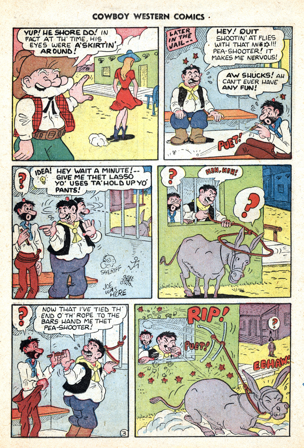 Read online Cowboy Western Comics (1948) comic -  Issue #32 - 14