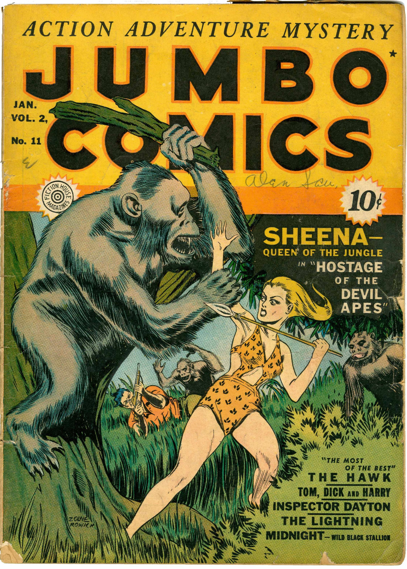 Read online Jumbo Comics comic -  Issue #35 - 1