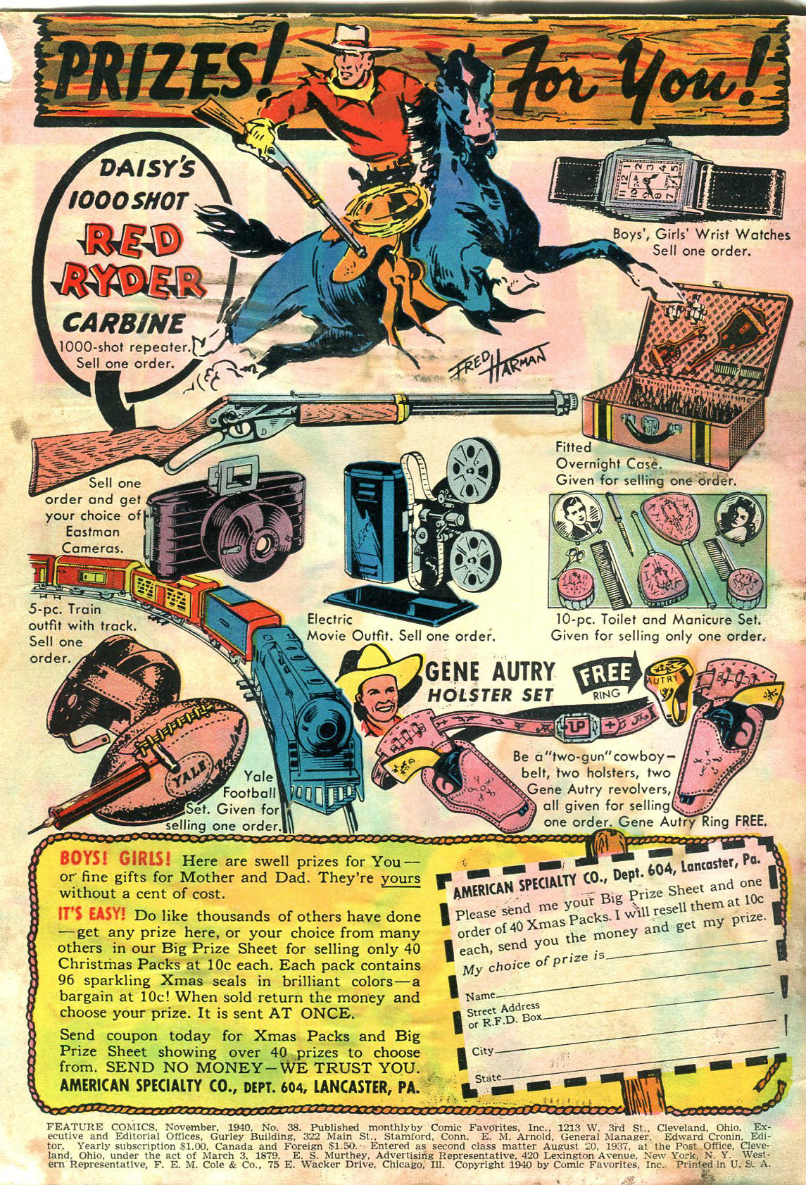 Read online Feature Comics comic -  Issue #38 - 2