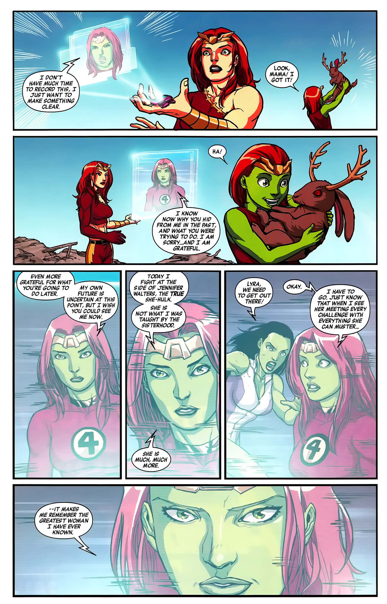 Read online Fall of the Hulks: The Savage She-Hulks comic -  Issue #3 - 23