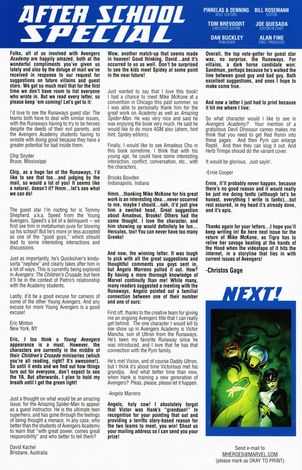 Read online Avengers Academy comic -  Issue #7 - 33
