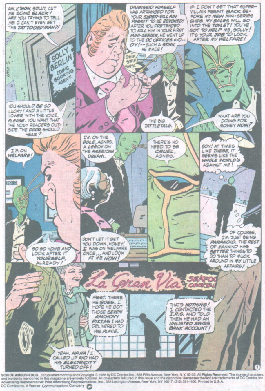 Read online Son of Ambush Bug comic -  Issue #1 - 2