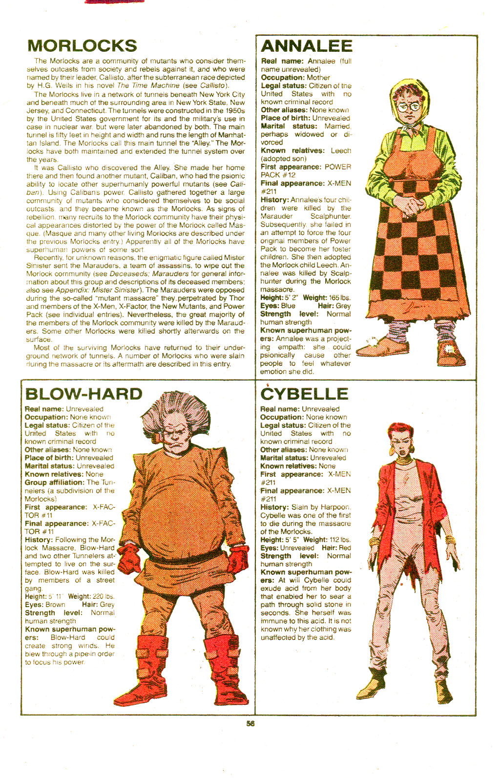 The Official Handbook of the Marvel Universe Deluxe Edition issue 18 - Page 57