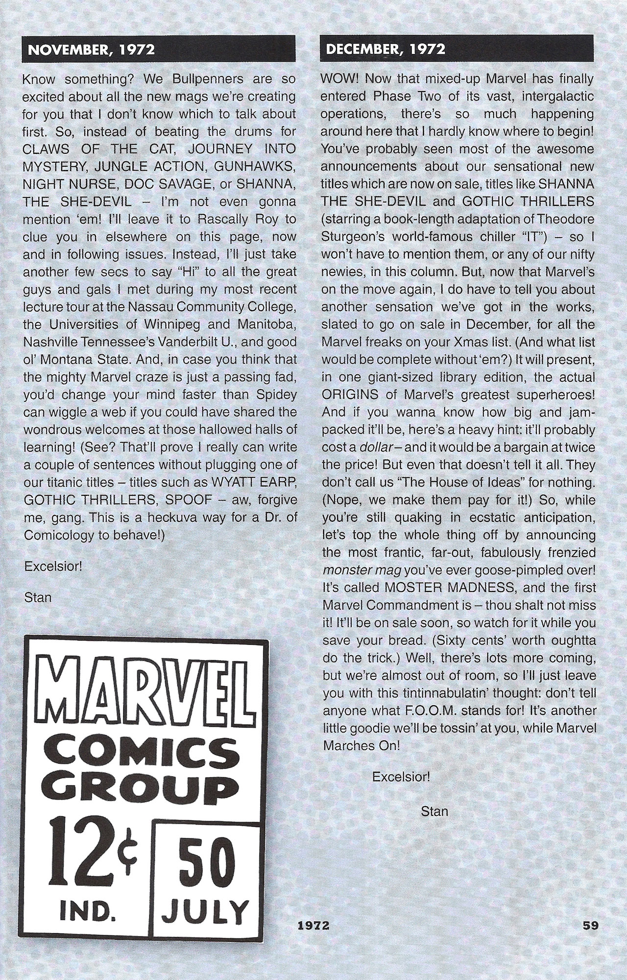 Read online Stan's Soapbox: The Collection comic -  Issue # TPB - 52